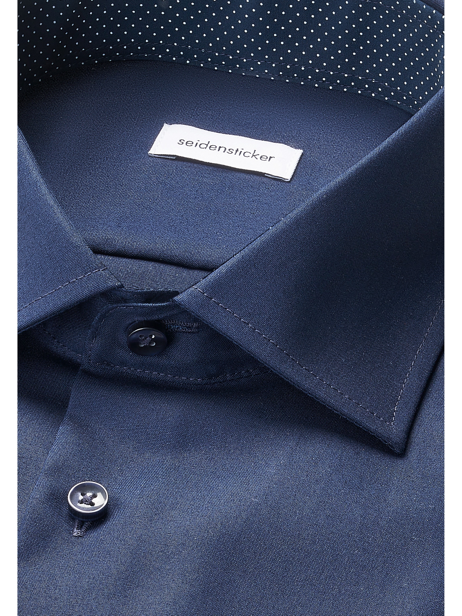 seidensticker Businesshemd »Schwarze Rose« Regular 1/1 Kentkragen Uni