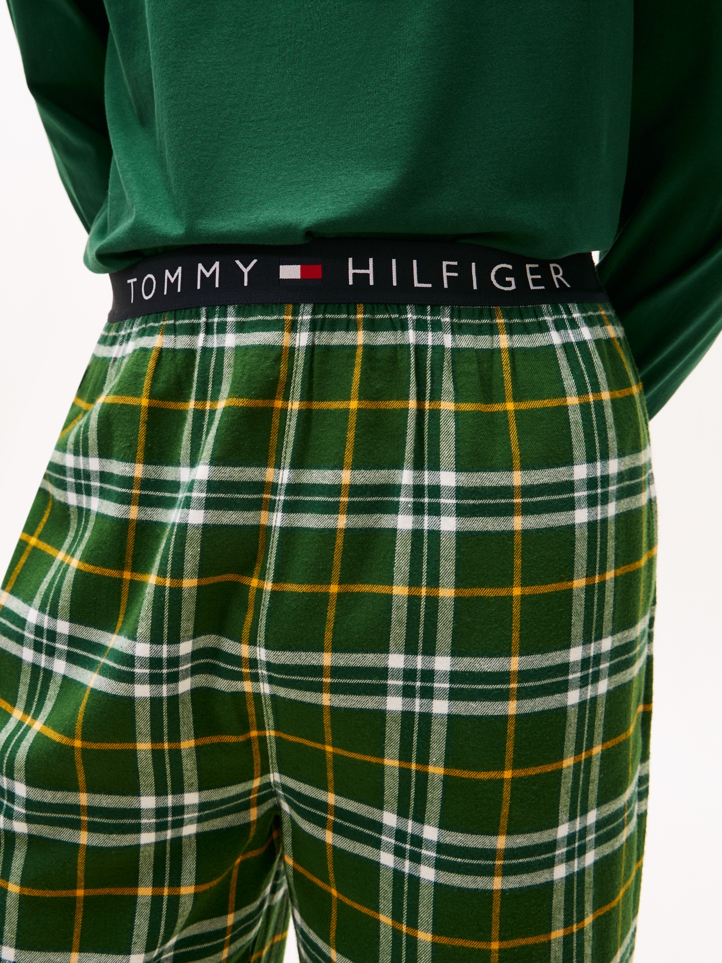 Tommy Hilfiger Underwear Pyjama »FLANNEL PRINT« Set, 2 tlg. relaxed fit, aus Flanell