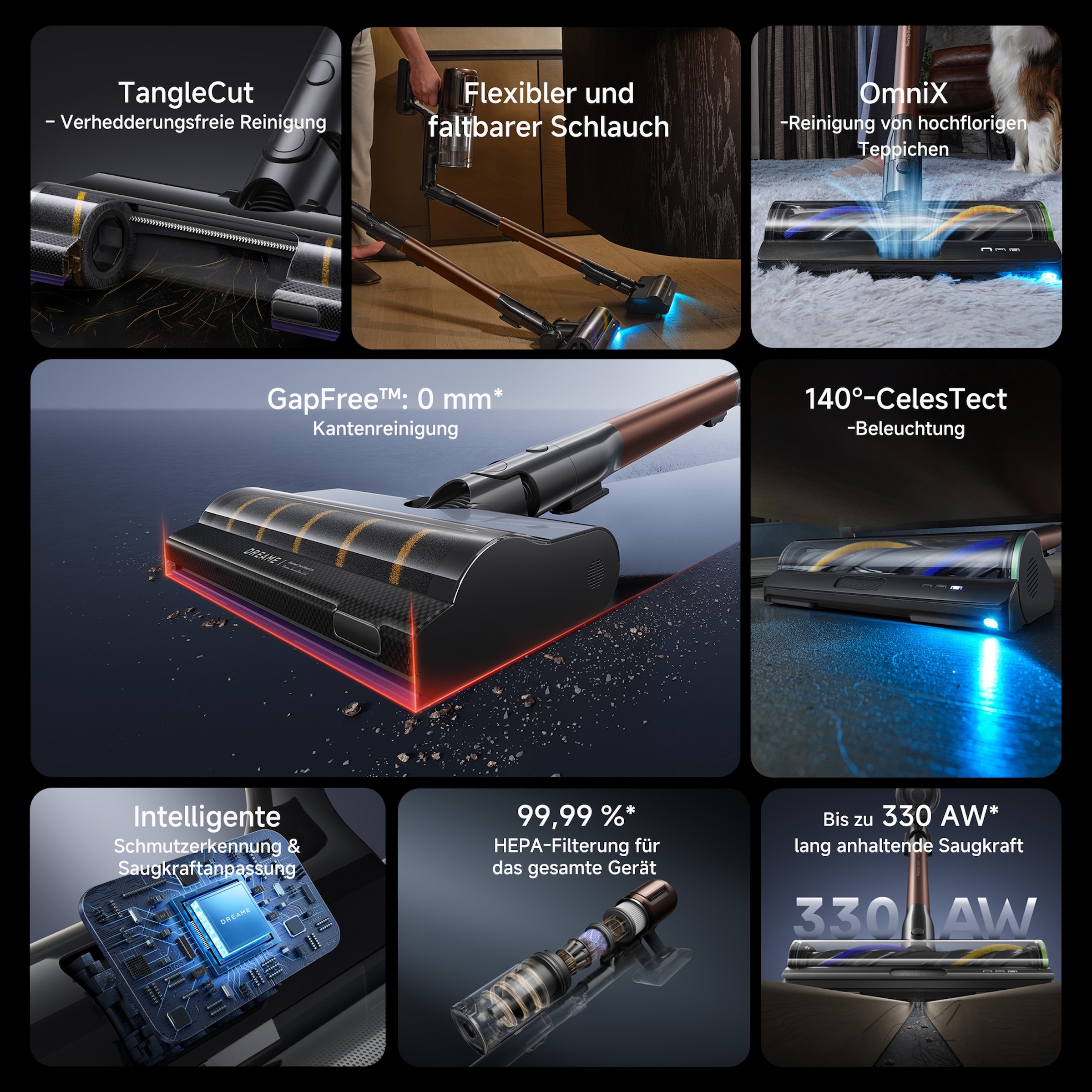 Dreame Akku-Stielstaubsauger »V30«