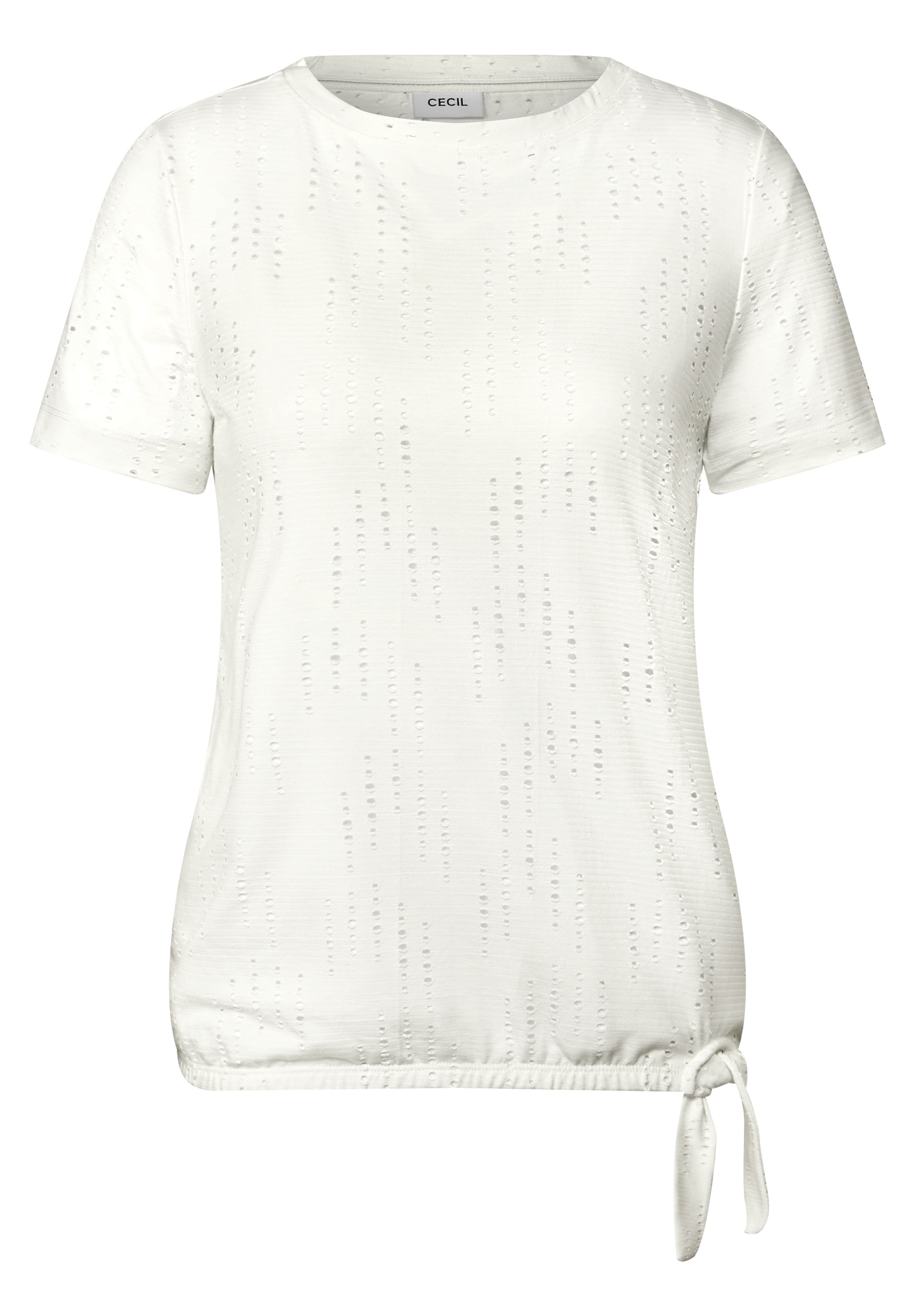 Cecil T-Shirt, mit Lochmuster
