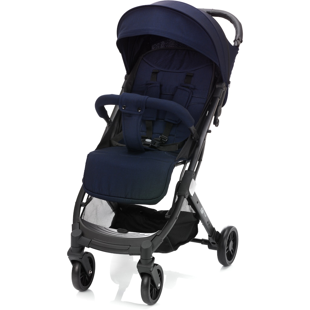 Fillikid Sport-Kinderwagen »Styler, blau melange«, mit Trolleygriff