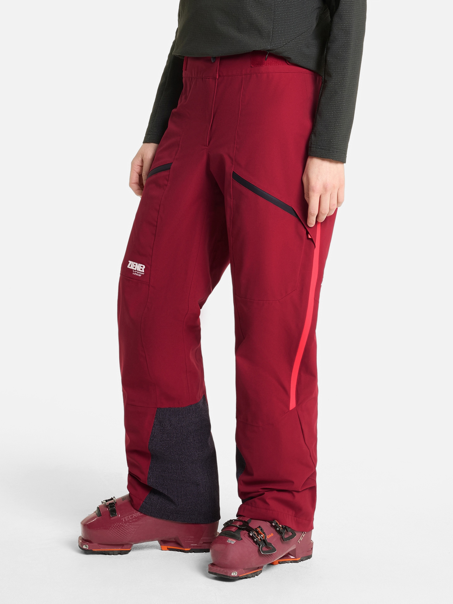 Ziener Skihose »ROKITA-Z AQUASHIELD® DAMEN«  wasser- u. winddicht, atmungsaktiv, unwattiert, Innenfutter aus Wolle