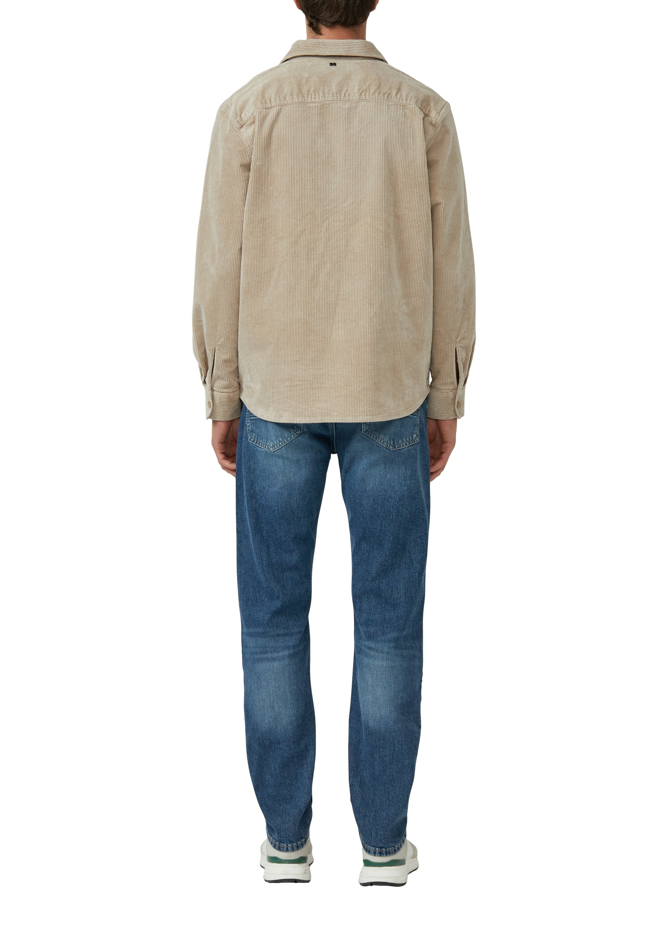 s.Oliver Langarmhemd »CORD« mit Brust Tasche