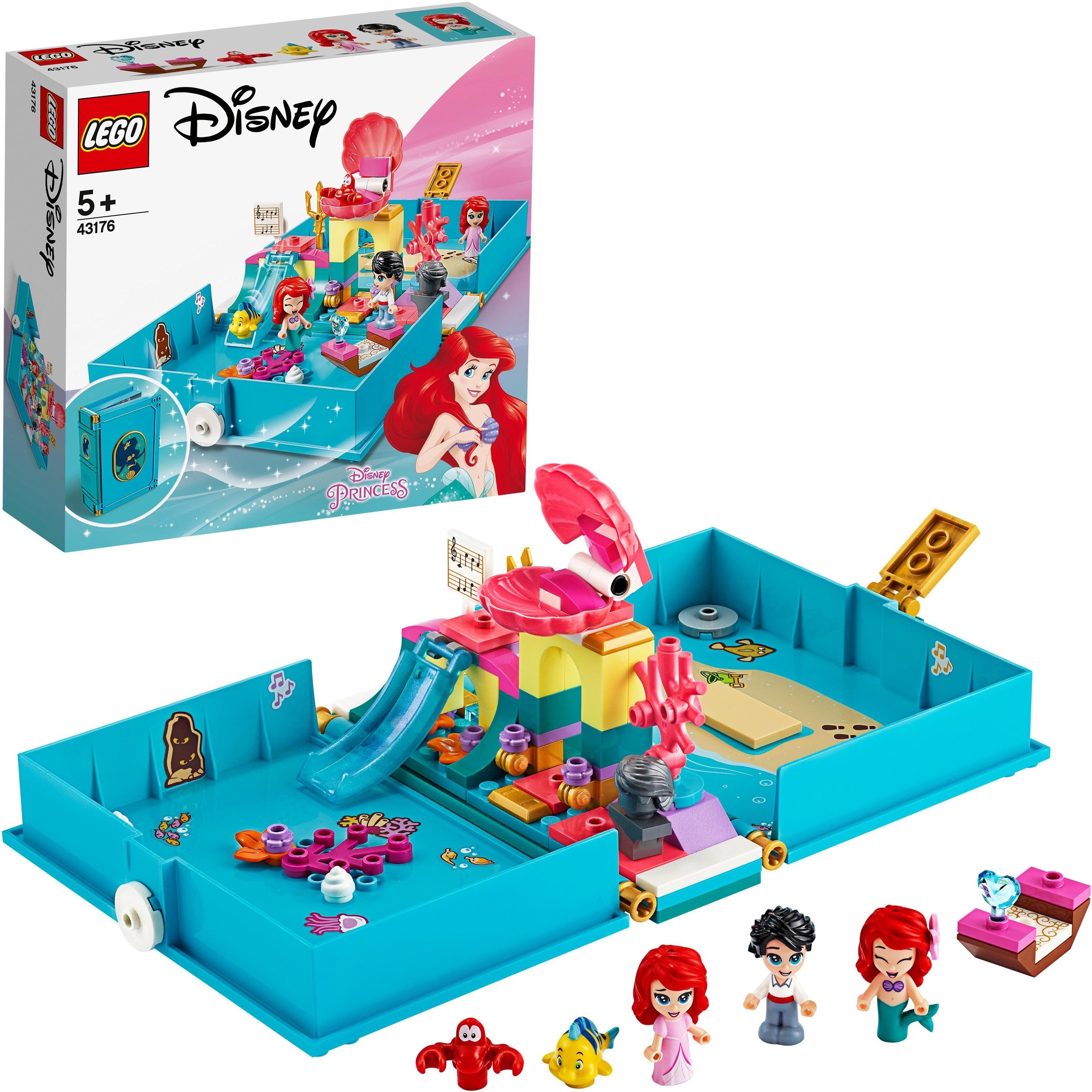 LEGO® Konstruktionsspielsteine »Arielles Märchenbuch (43176), LEGO® Disney Princess™«, (105 St.)