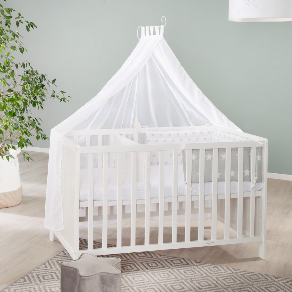 roba® Babybett »Multifunktionsbett mit Beistellfunktion«, (7 tlg.)