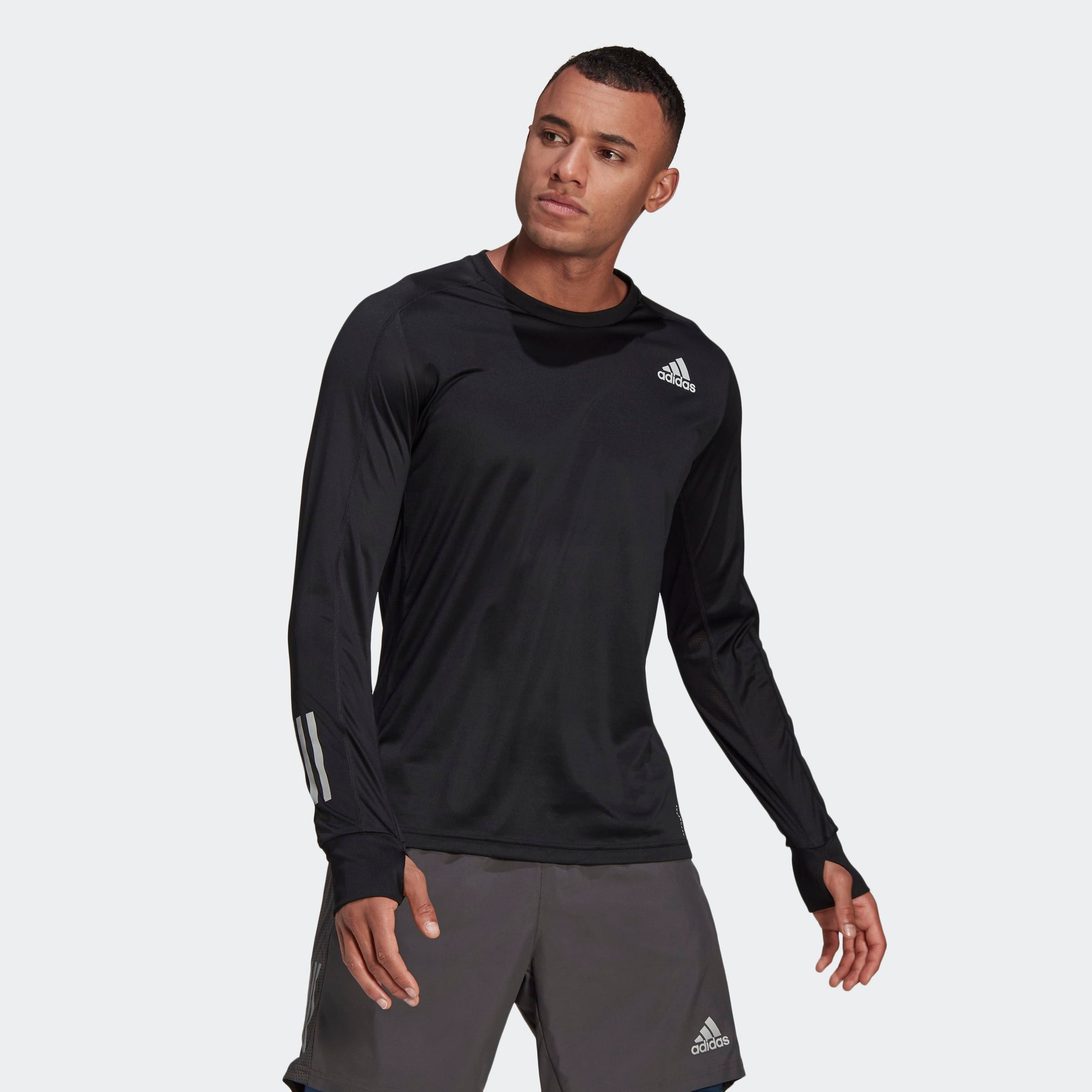 adidas Performance Laufshirt »ADIDAS OWN THE RUN LONG SLEEVE TEE M«
