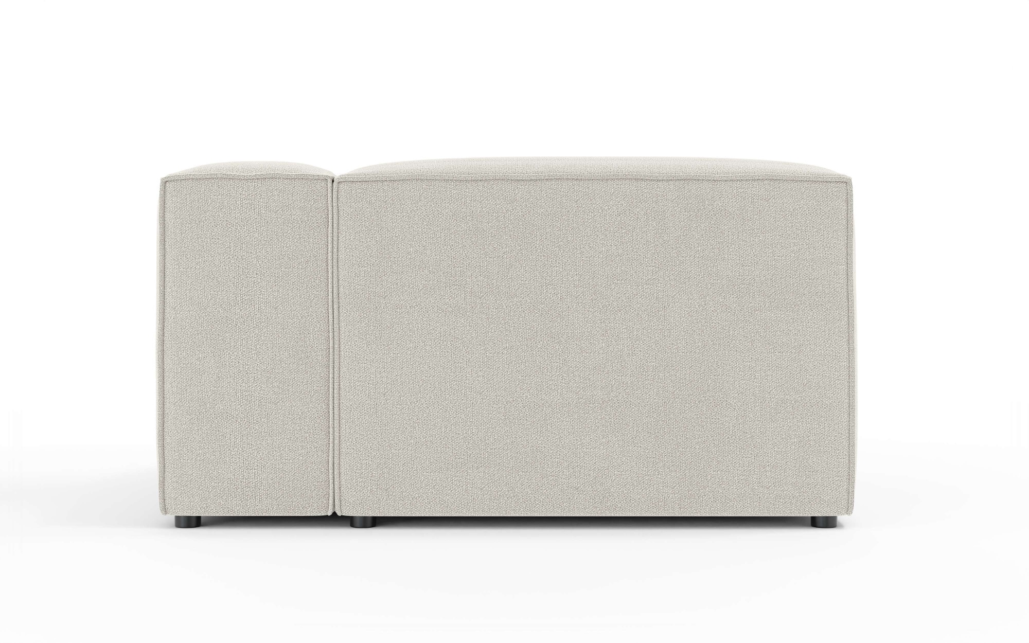 INOSIGN Ottomane »HAILY links/rechts bestellbar, Loungemöbel, Maße B/T/H: 130/130/72 cm«, als Modul oder separat verwendbar, für individuelle Zusammenstellung