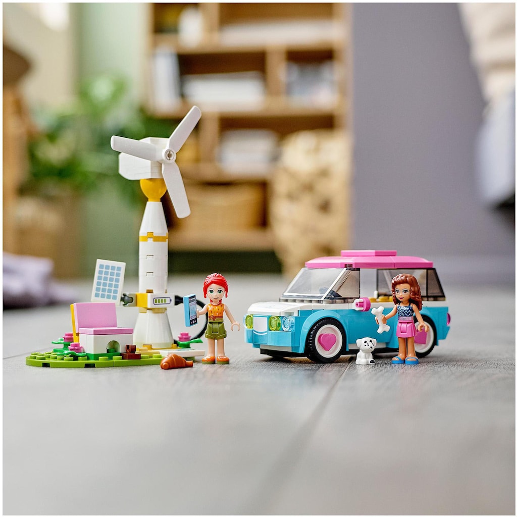 LEGO® Konstruktionsspielsteine »Olivias Elektroauto (41443), LEGO® Friends«, (183 St.)