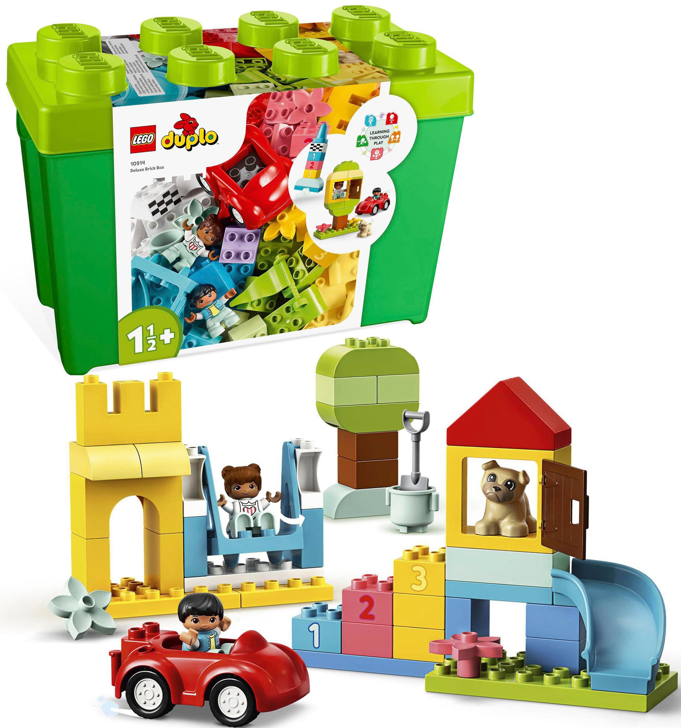 LEGO Konstruktionsspielsteine "Deluxe Steinebox (10914), LEGO DUPLO Classic" Made in Europe