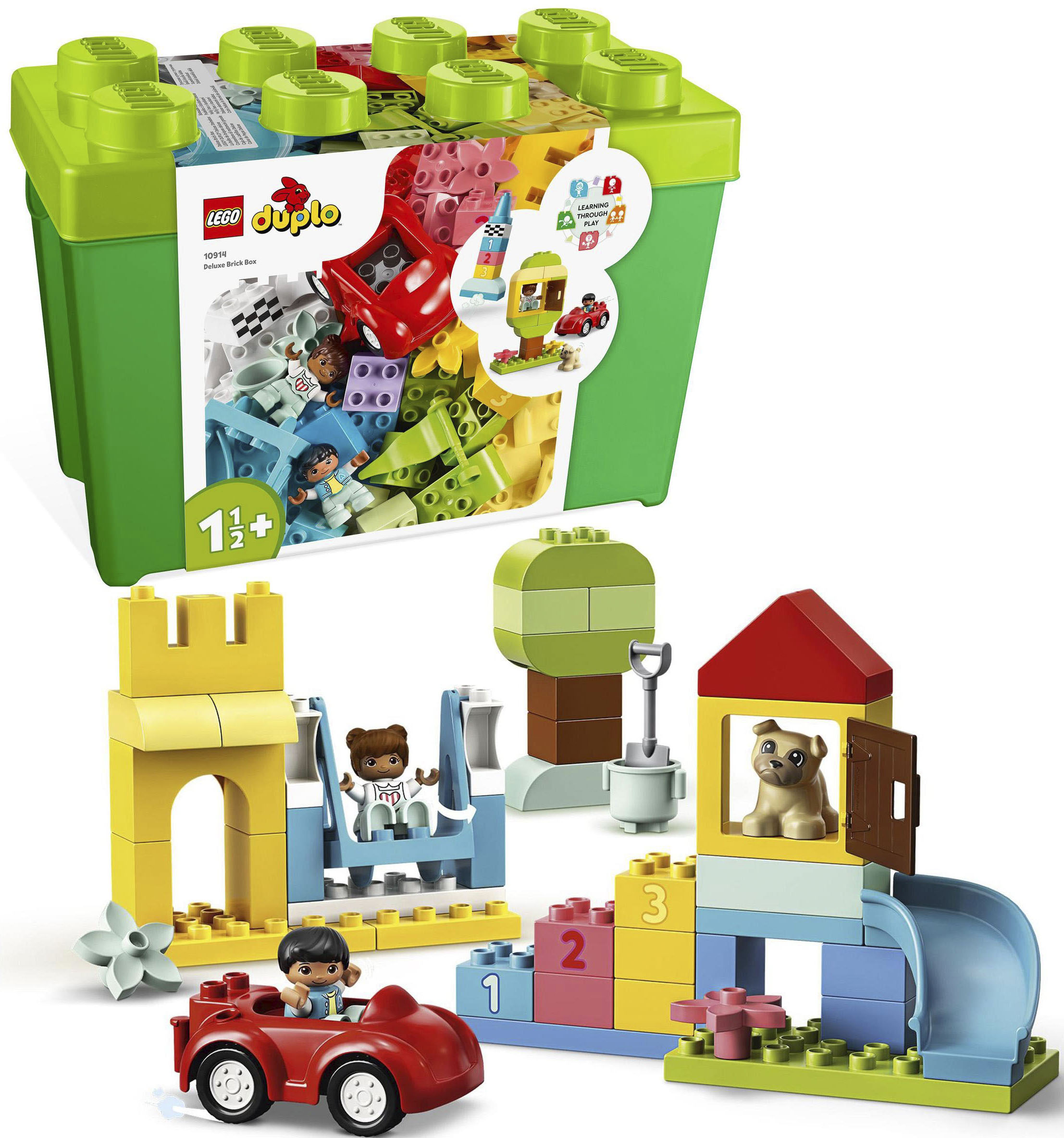 Konstruktionsspielsteine »Deluxe Steinebox (10914), LEGO® DUPLO® Classic«, (85 St.),...