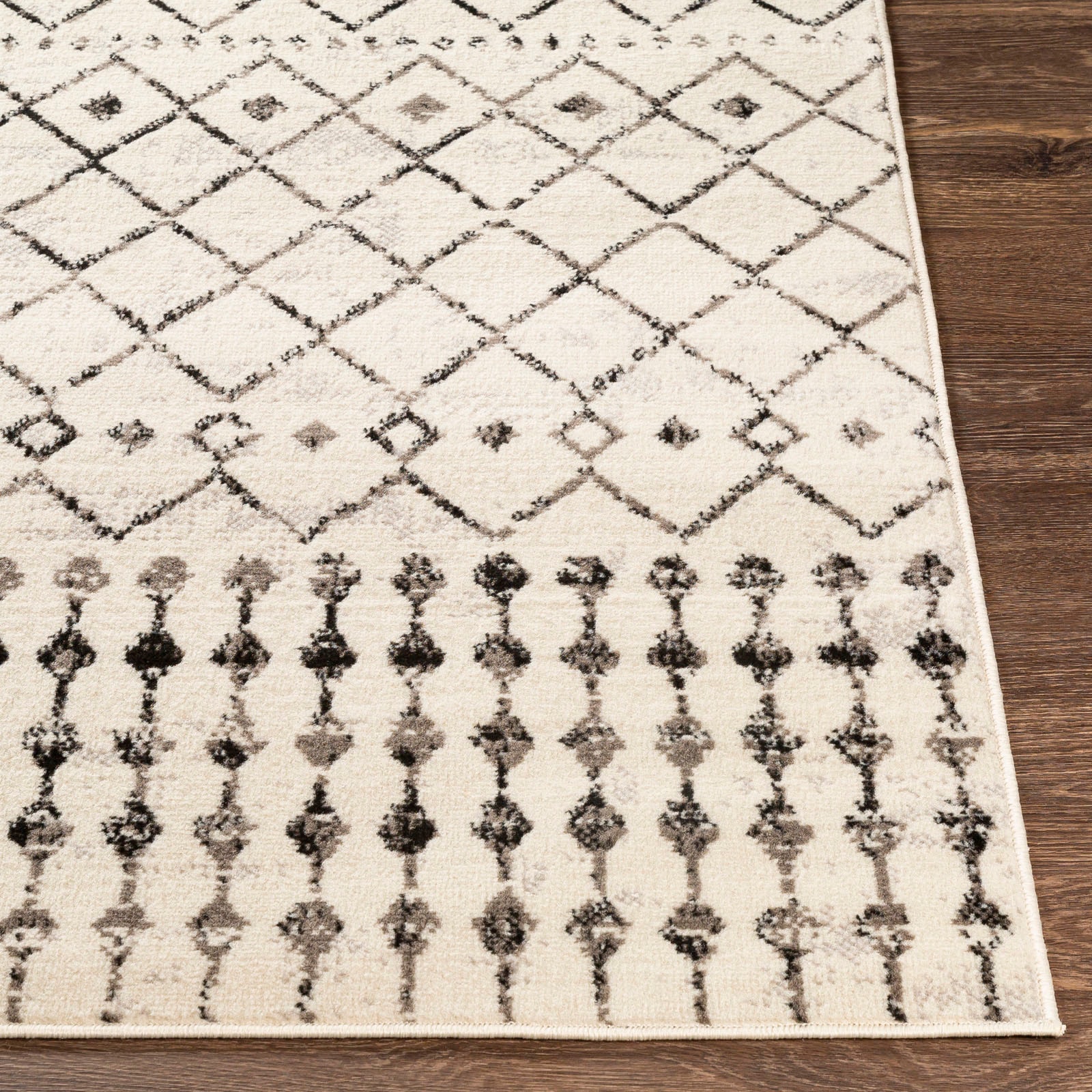Livabliss Teppich »HEZE«, rechteckig, 11 mm Höhe, Berber, Ethnisch Boho Kurzflor Wohnzimmerteppich, Schlafzimmer