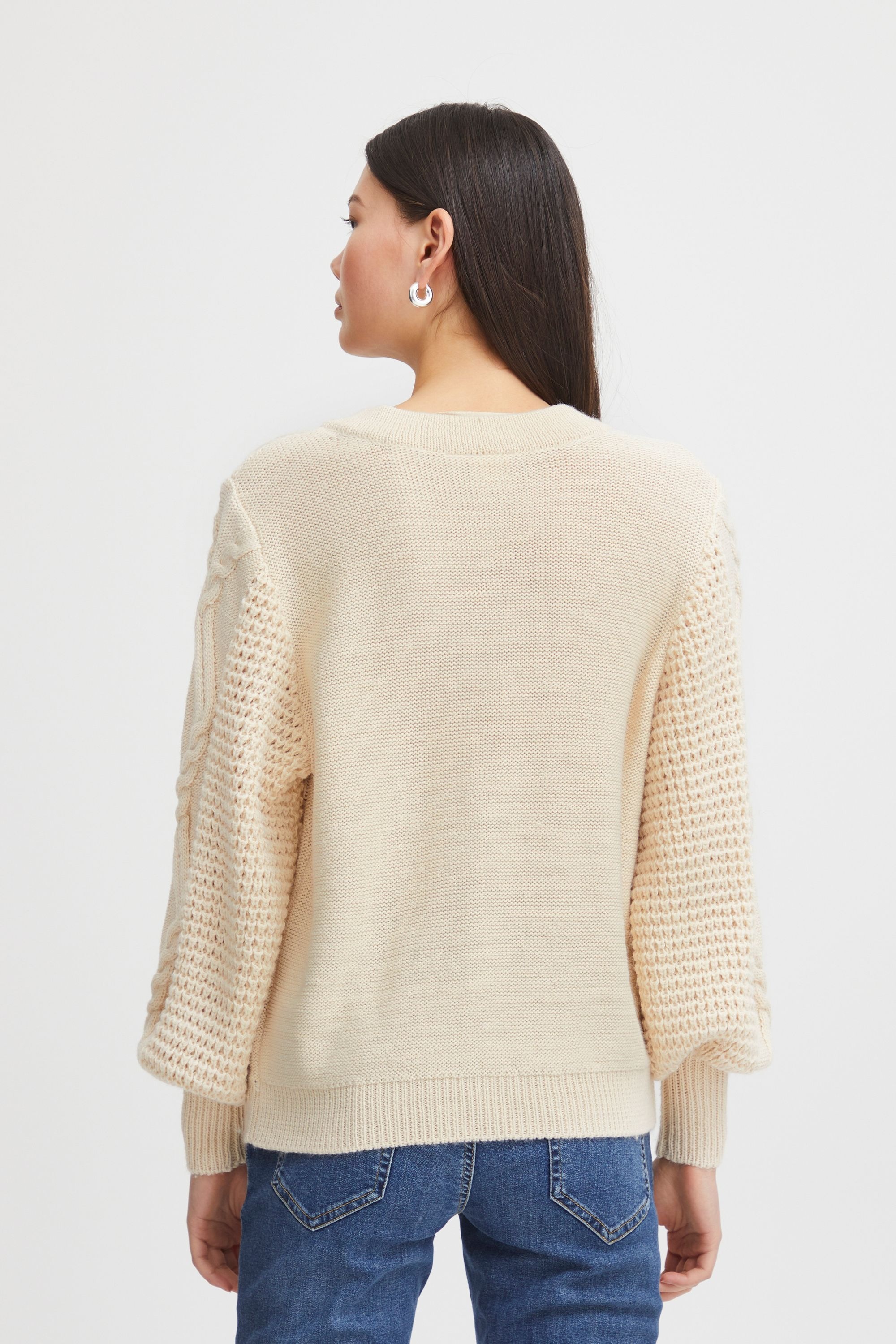 Ichi Strickfleece-Pullover »Strickpullover IHAndosa«