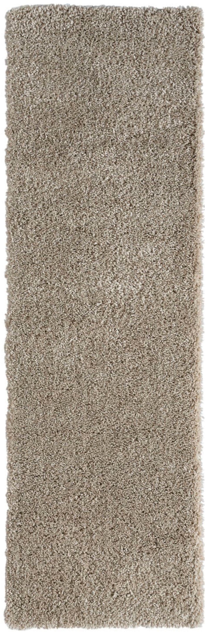 Myflair Möbel & Accessoires Hochflor-Bettumrandung »My Shaggy«, (3 tlg.), Shaggy, Uni-Farben, leicht glänzend, extra flauschig, Läufer-Set