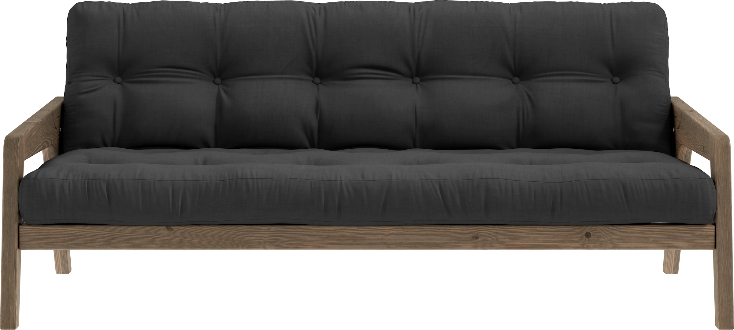 Karup Design Schlafsofa, Mit Holzstruktur, inkl. Futonmatratze, Liegefläche 130x190 cm