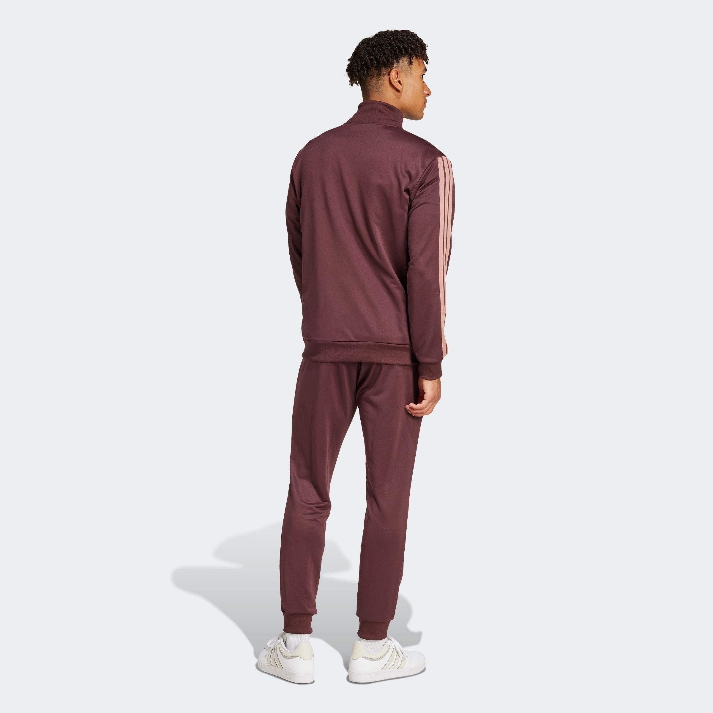 adidas Sportswear Trainingsanzug »M 3S FT TT TS«, (2 tlg.), drei Streifen Tracksuit aus weichem French-Terry-Material