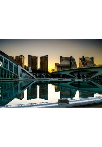 Acrylglasbild »Seebrücke an einer St«