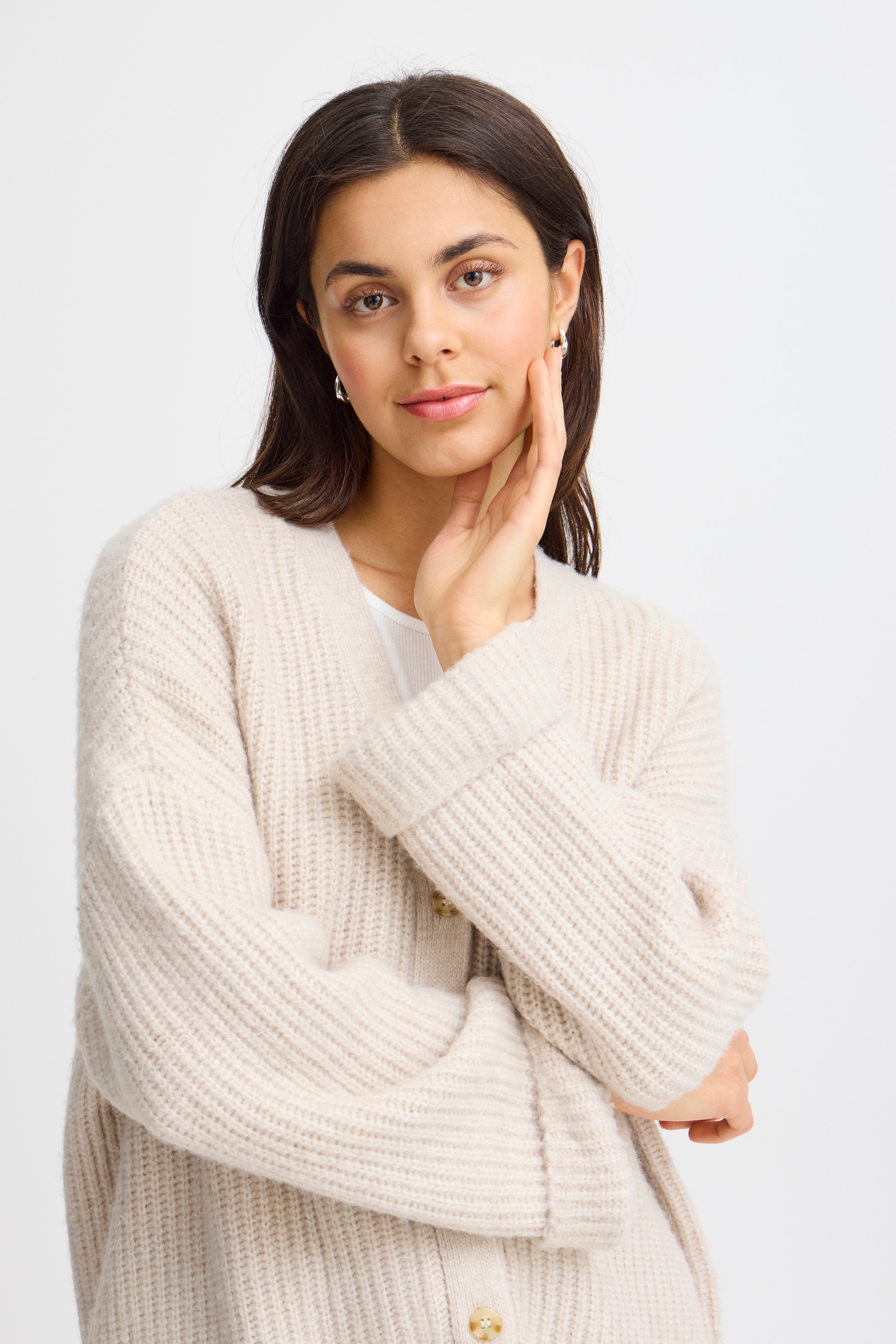 fransa Strickjacke »Strickjacke FRBEVERLY«