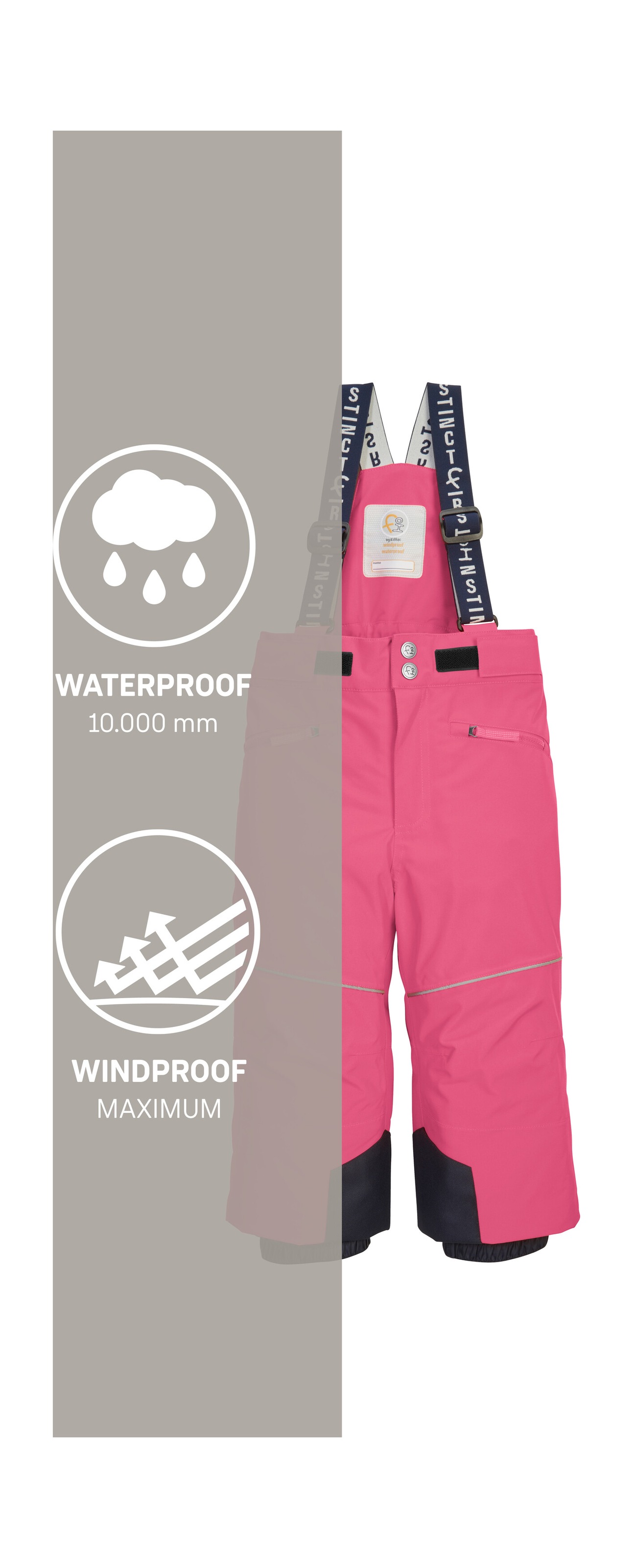 first instinct by killtec Skihose »FISW 48 MNS SKI PNTS«, Wasser- und winddichte Schneehose mit Grow-Up-Funktion und PFAs-frei