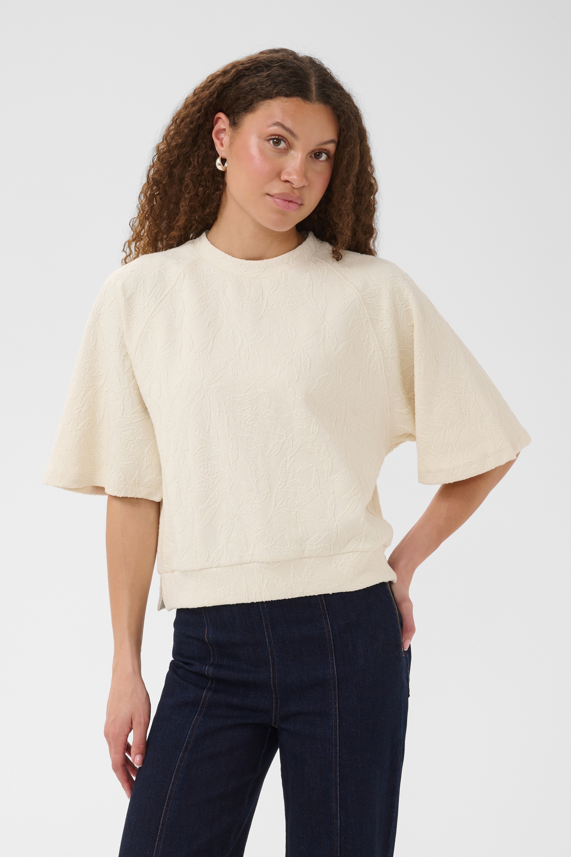 Saint Tropez Strickpullover »Damen Sweatshirt SweeneySZ«