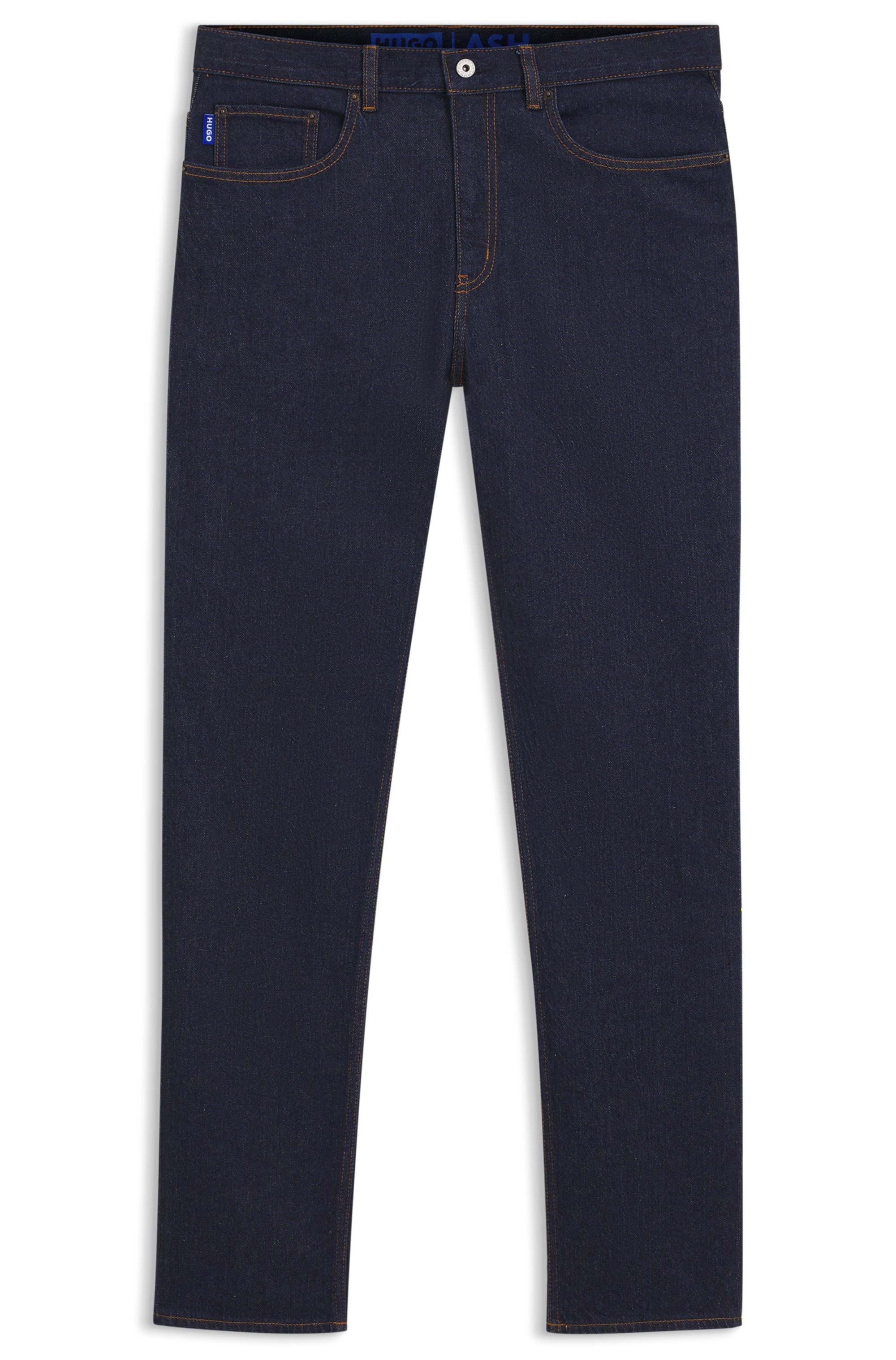 HUGO Blue Slim-fit-Jeans »Ash« mit Stone-washed-Finish