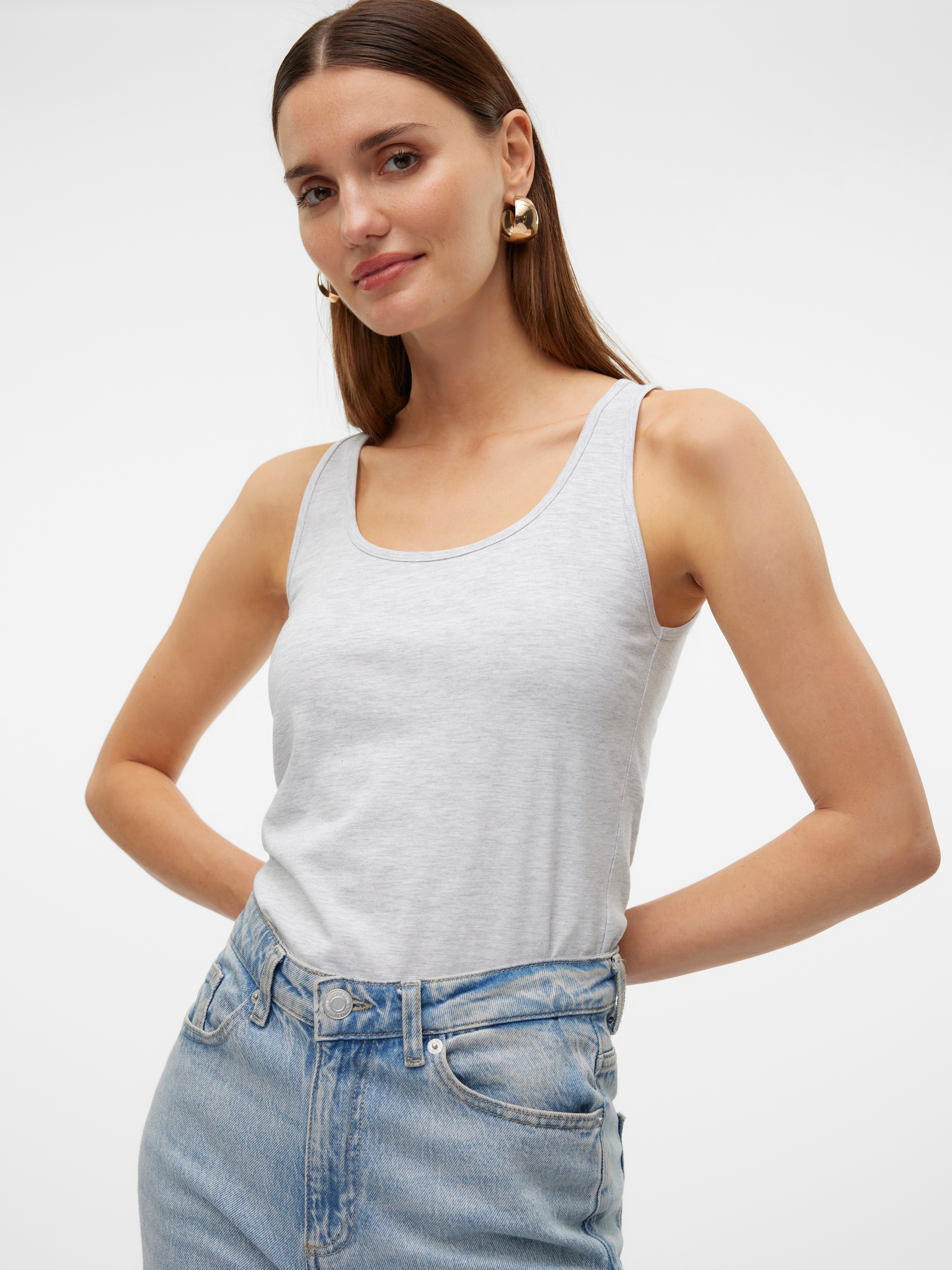 Vero Moda Tanktop »VMLULU LONG TANK TOP JRS GA NOOS«