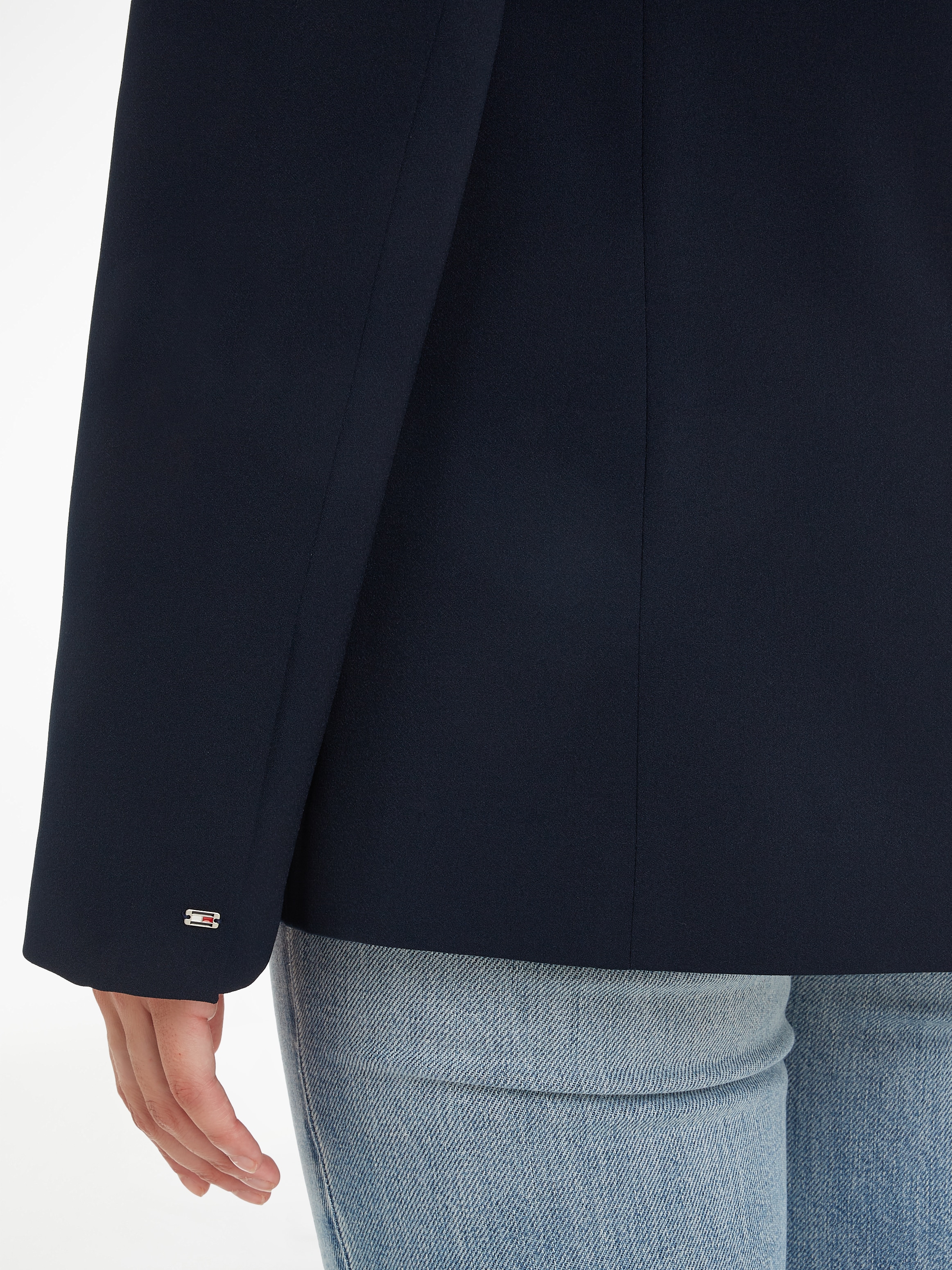Tommy Hilfiger Kurzblazer »GOLD BUTTON SLIM FIT SB BLAZER«, mit Rückenschlitz