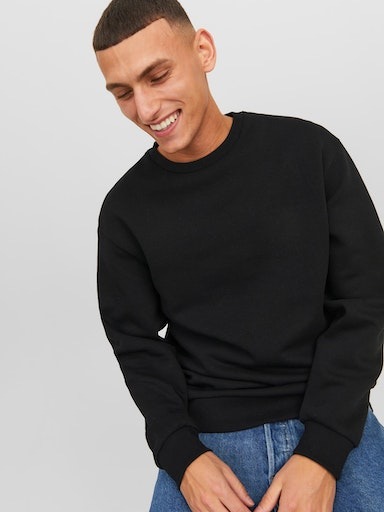 Jack & Jones Sweatshirt »JJEBRADLEY mit Rippbündchen für Alltag und Freizeit«, mit Rippbündchen