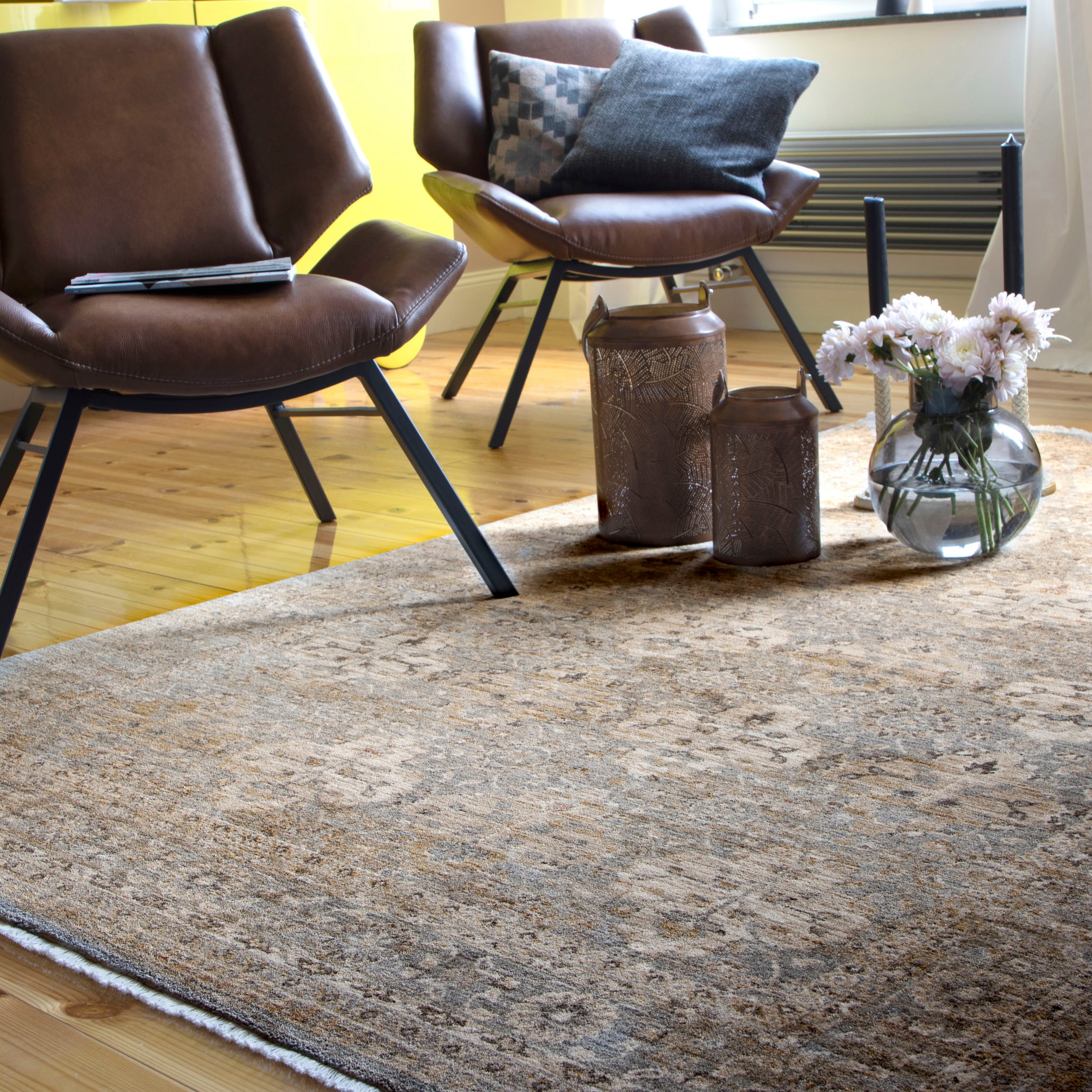 Obsession Teppich »My Laos 467« rechteckig 9 mm Höhe orientalisches Design, mit Fransen, Wohnzimmer, auch als Läufer