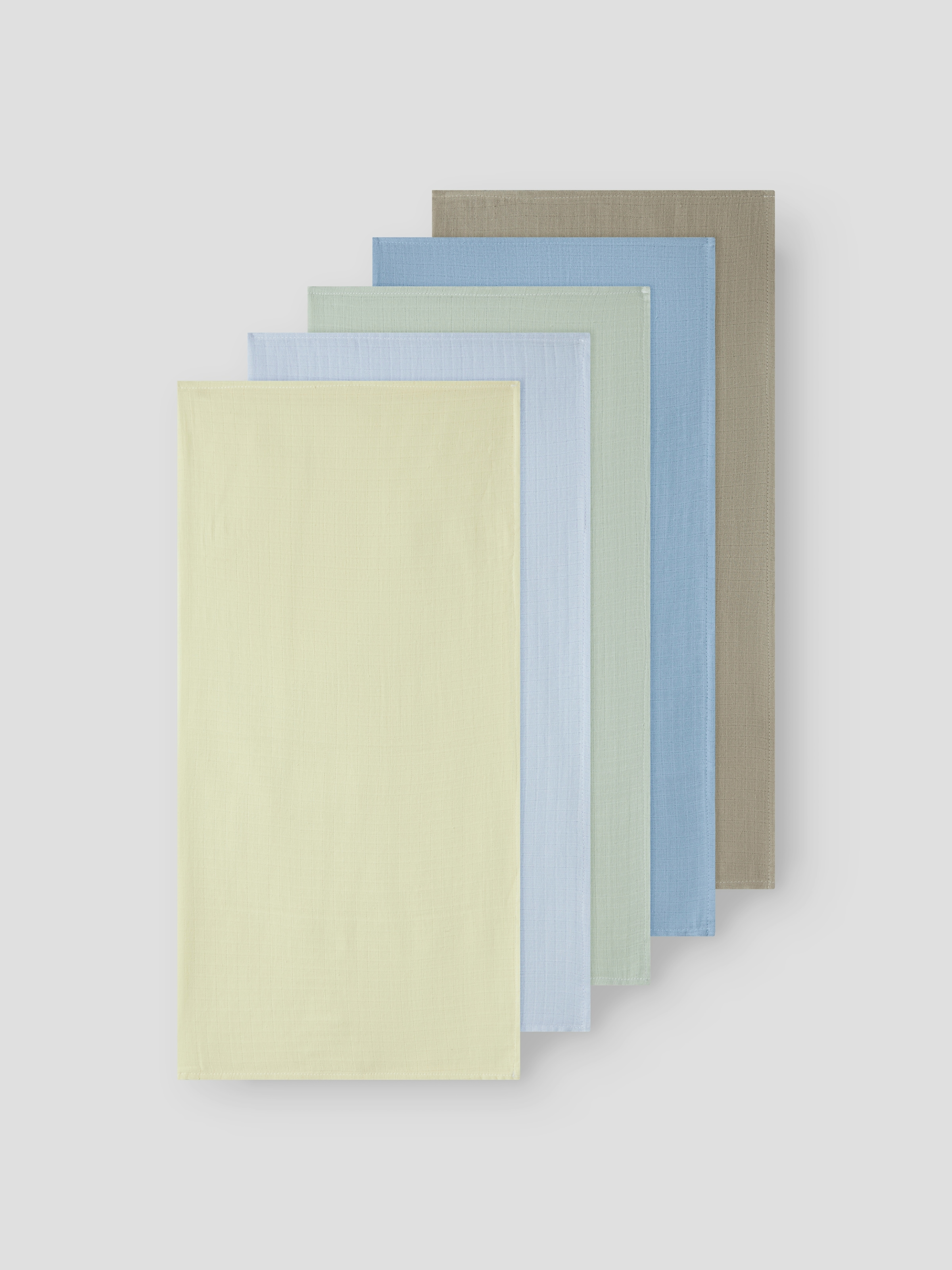 Name It Multifunktionstuch »NBNOHAPPY 5P NAPPIES LNOOS« 5 Stk. Baumwolle, Spucktuch