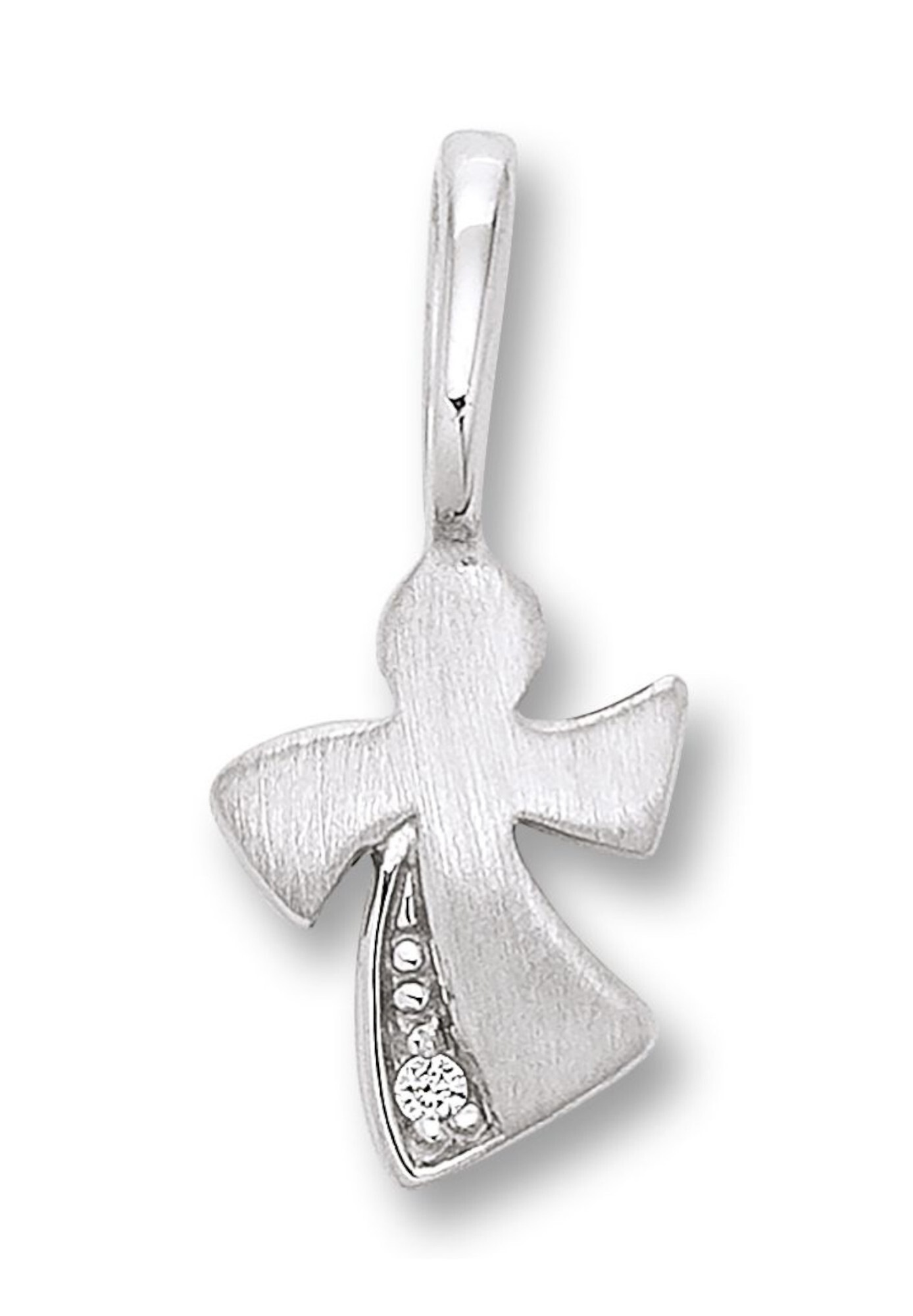 ONE ELEMENT Kettenanhänger »Zirkonia Engel Anhänger aus 925 Silber«