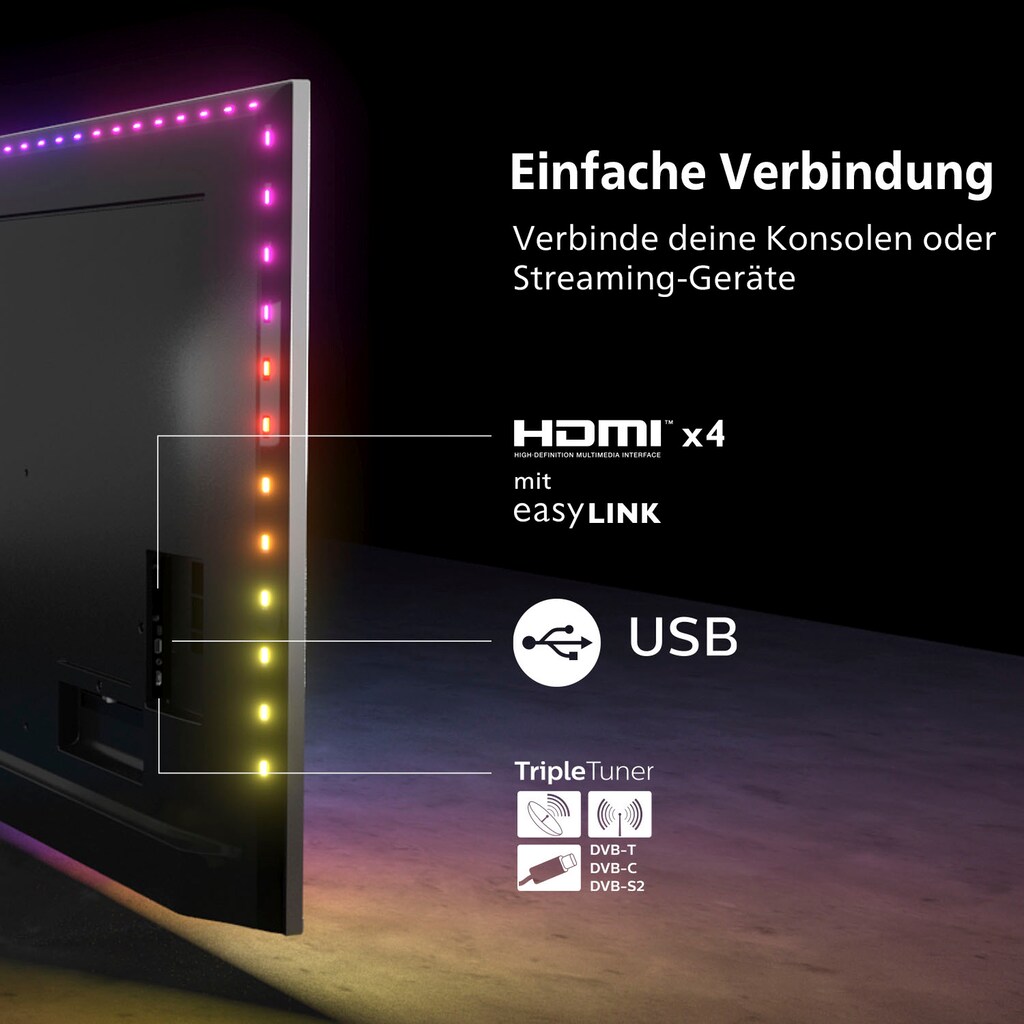 Philips LED-Fernseher »43PUS8107/12«, 108 cm/43 Zoll, 4K Ultra HD, Smart-TV-Android TV