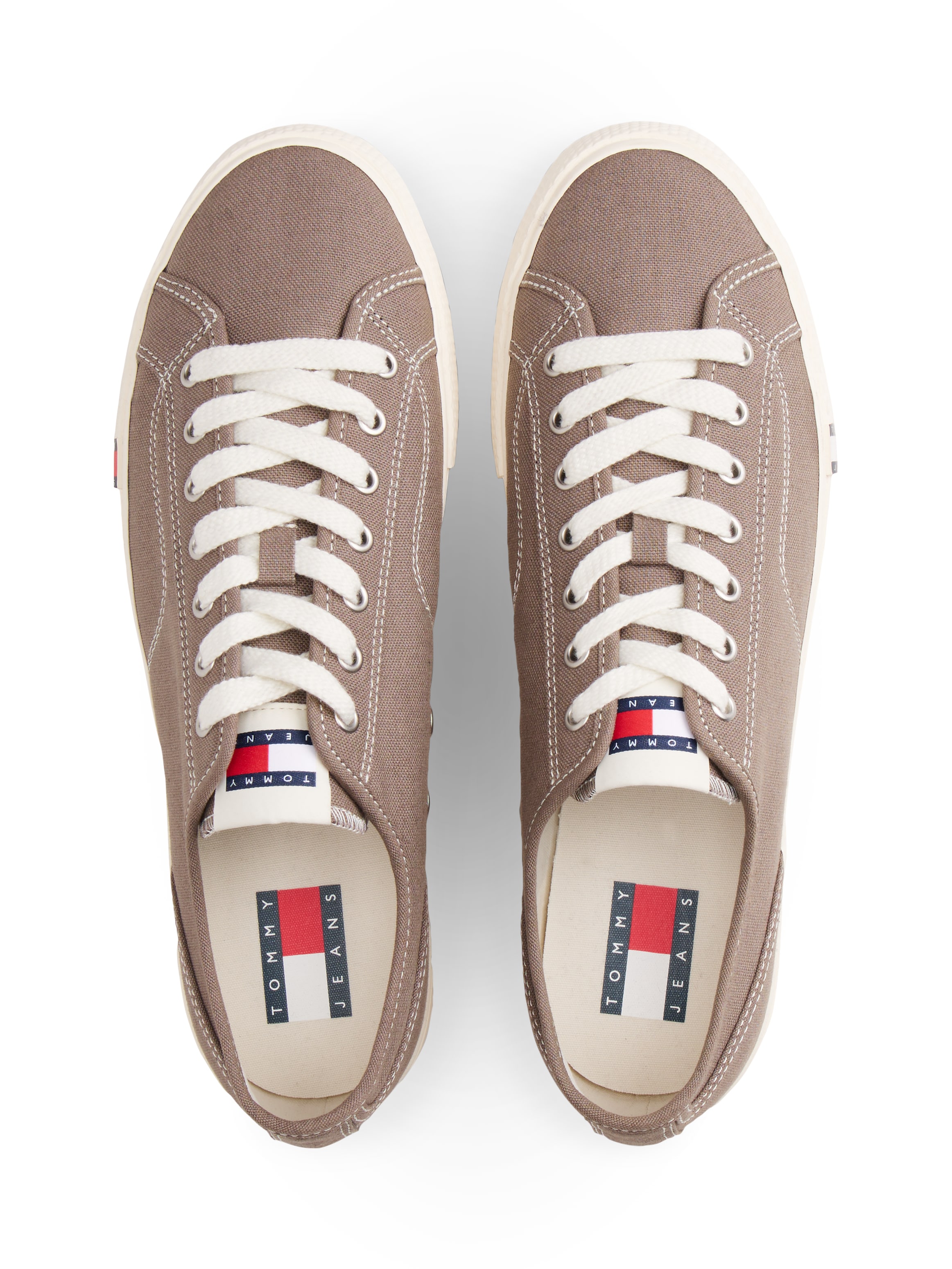 Tommy Jeans Sneaker »ARCHIVE VULC Y2K«  Freizeitschuh, Halbschuh, Schnürschuh mit Logoflagge im Plateau