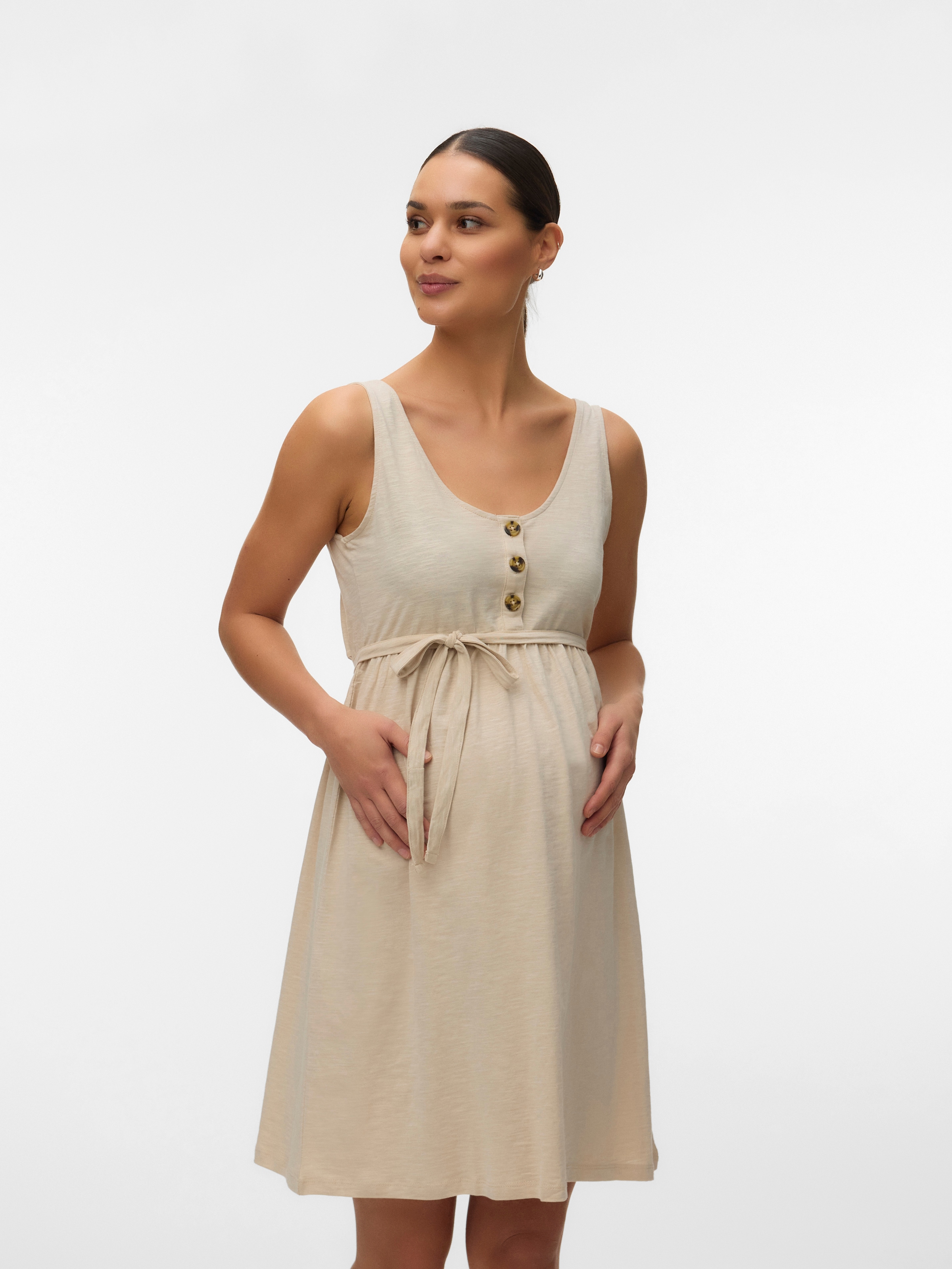 Mamalicious Umstandskleid »MLEVI LIA SL JRS ABK DRESS 2F NOOS«