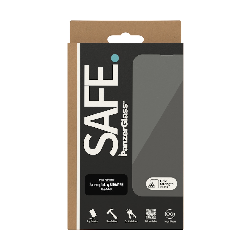 SAFE by PanzerGlass Displayschutzglas »Displayschutz - Samsung Galaxy A14, A14 5G UltraWide Fit«