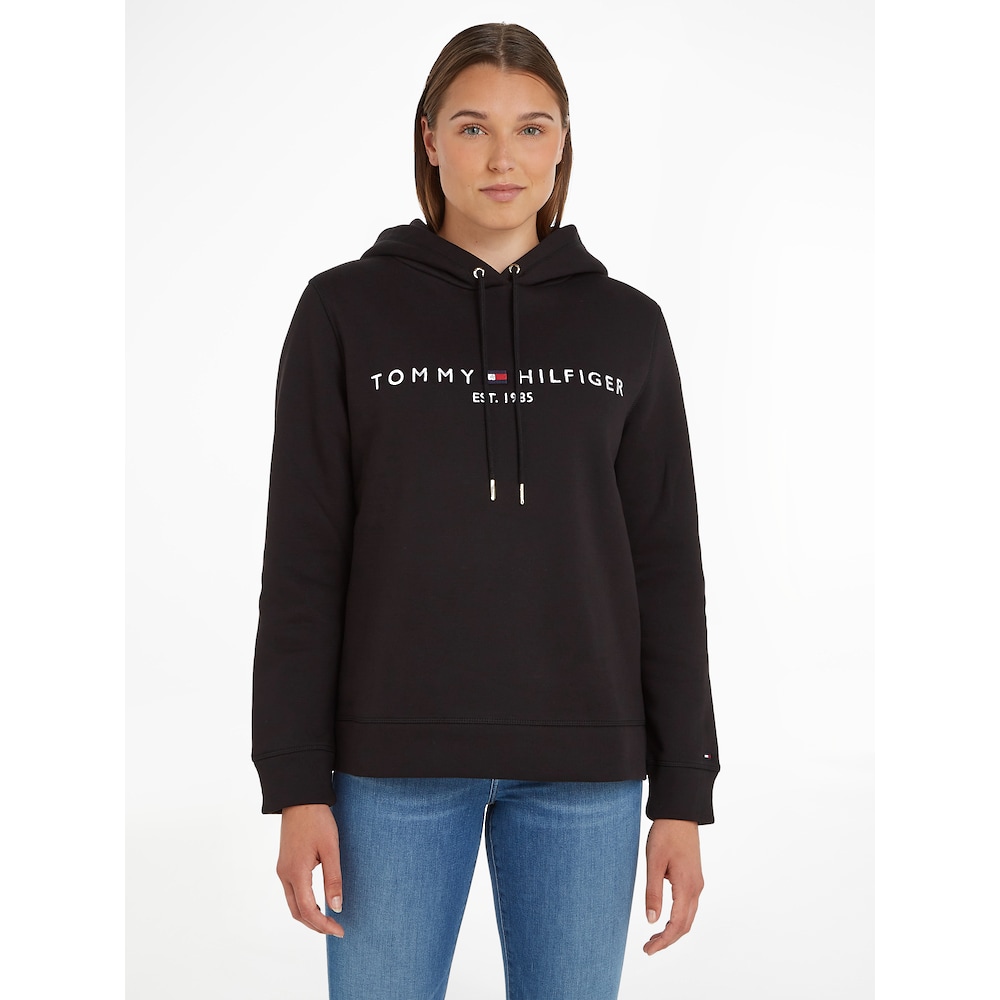 Kapuzensweatshirt, mit Tommy Hilfiger Logostickerei