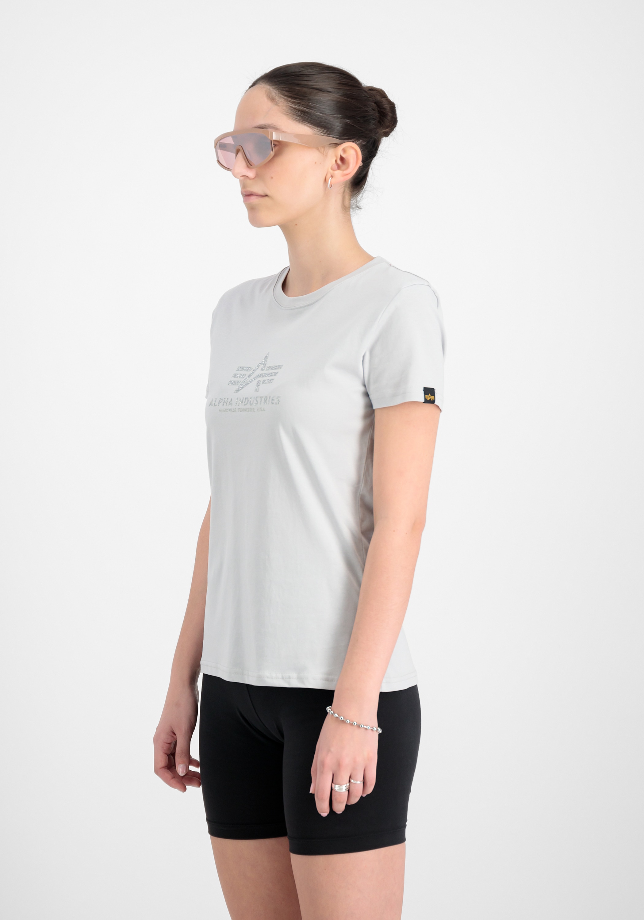 Alpha Industries T-Shirt »New Basic T-Shirt BL Glitter W«