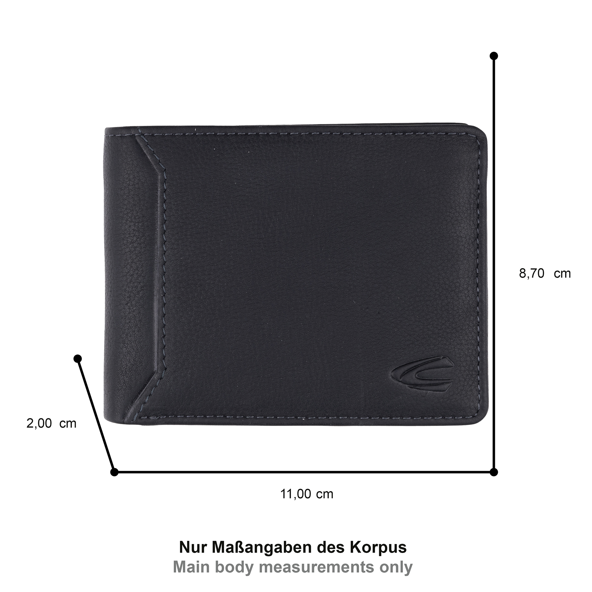 camel active Geldbörse »Ocean« aus wasserweisendem Echtleder, vielen Verstauoptionen und RFID-Schutz