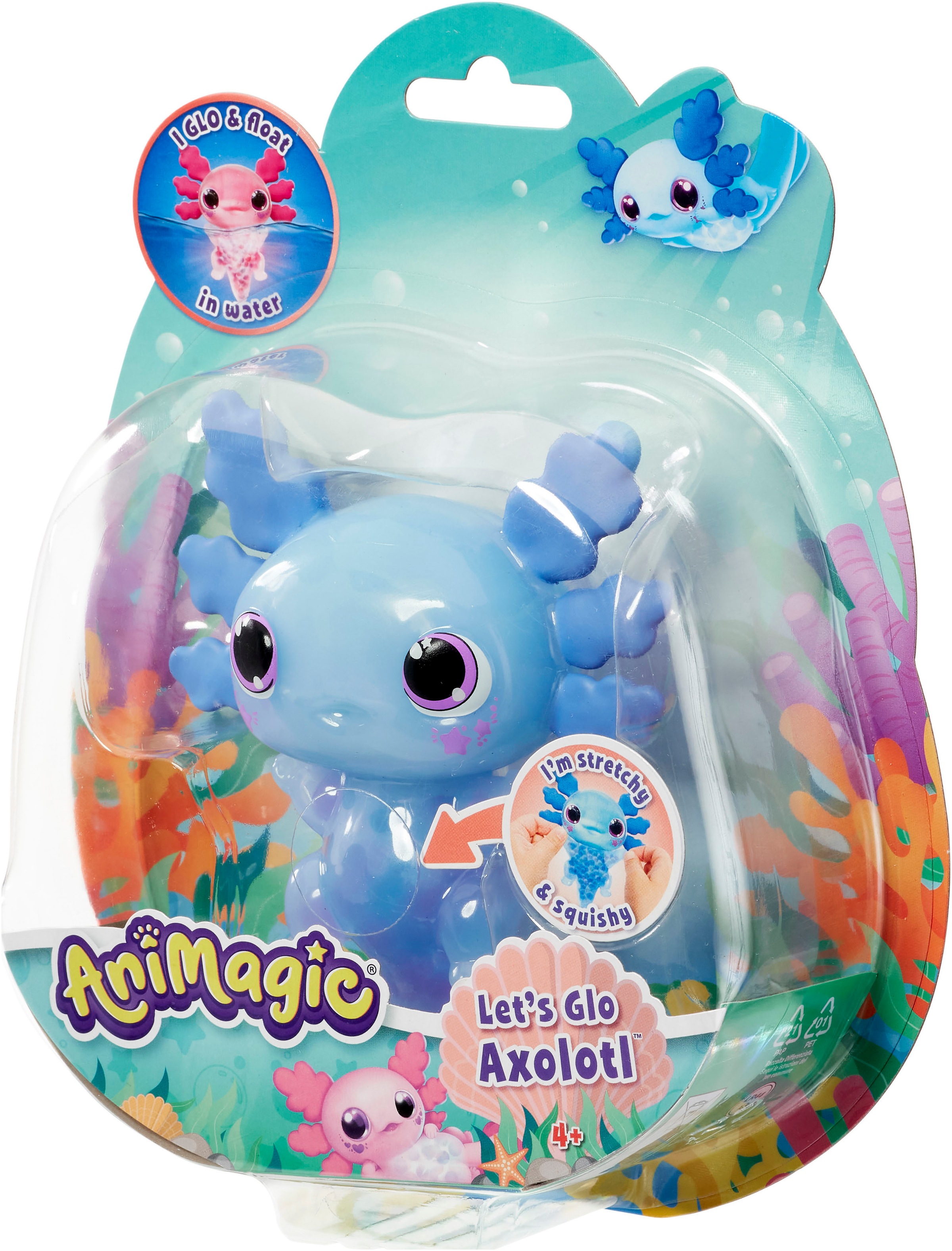 Goliath® Badespielzeug »Animagic, Let's glo Axolotl, Schwimm-Axolotl« Farbig Variante nicht wählbar!