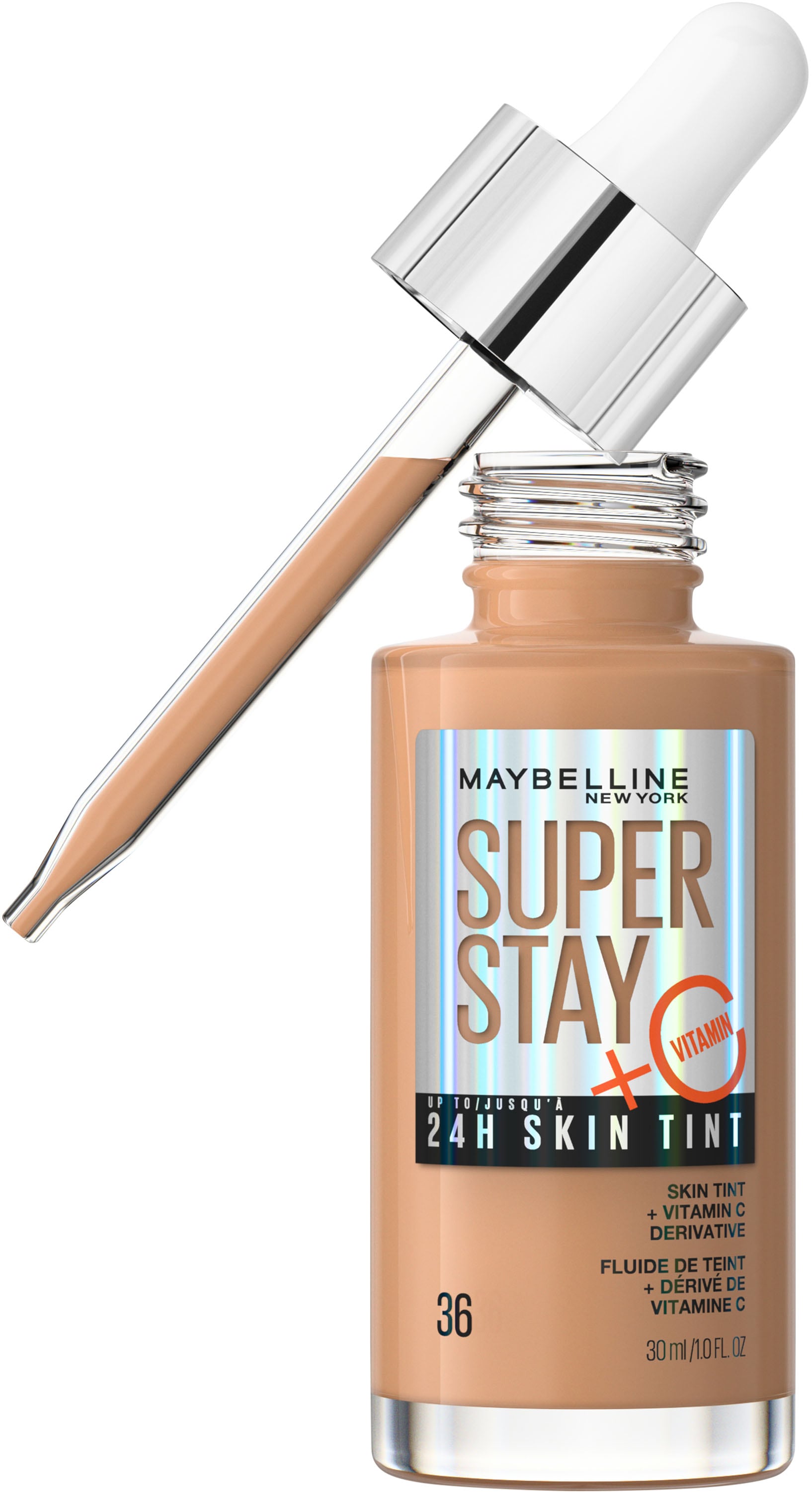 MAYBELLINE NEW YORK Foundation »Maybelline New York Super Stay 24H Skin Tint« mit Vitamin C
