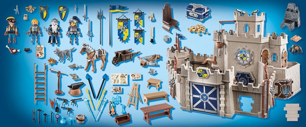 Playmobil® Konstruktions-Spielset »Große Burg von Novelmore (70220), Novelmore«, (374 St.), Made in Germany