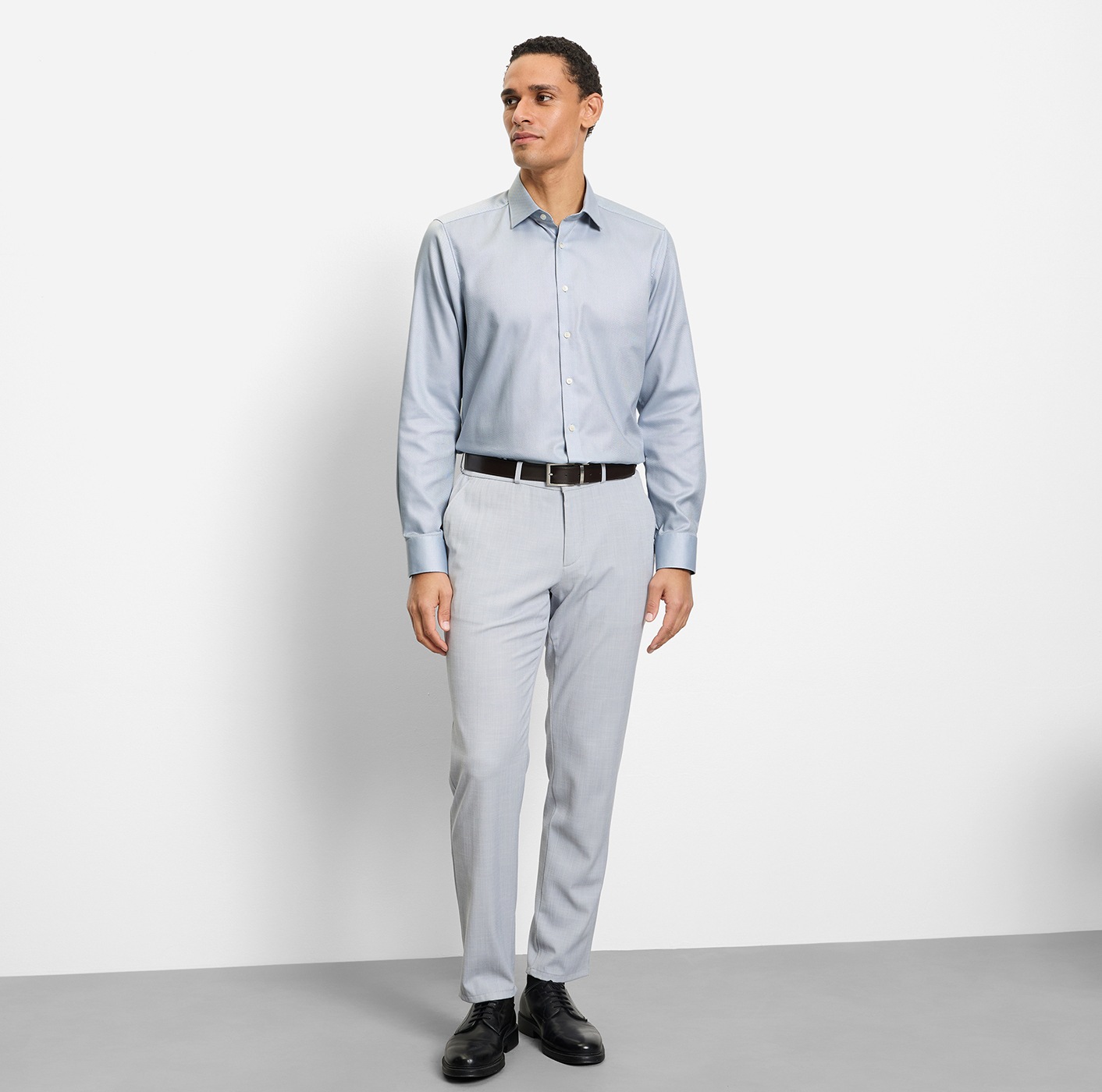 OLYMP Businesshemd »Level Five body fit« mit modischer Struktur