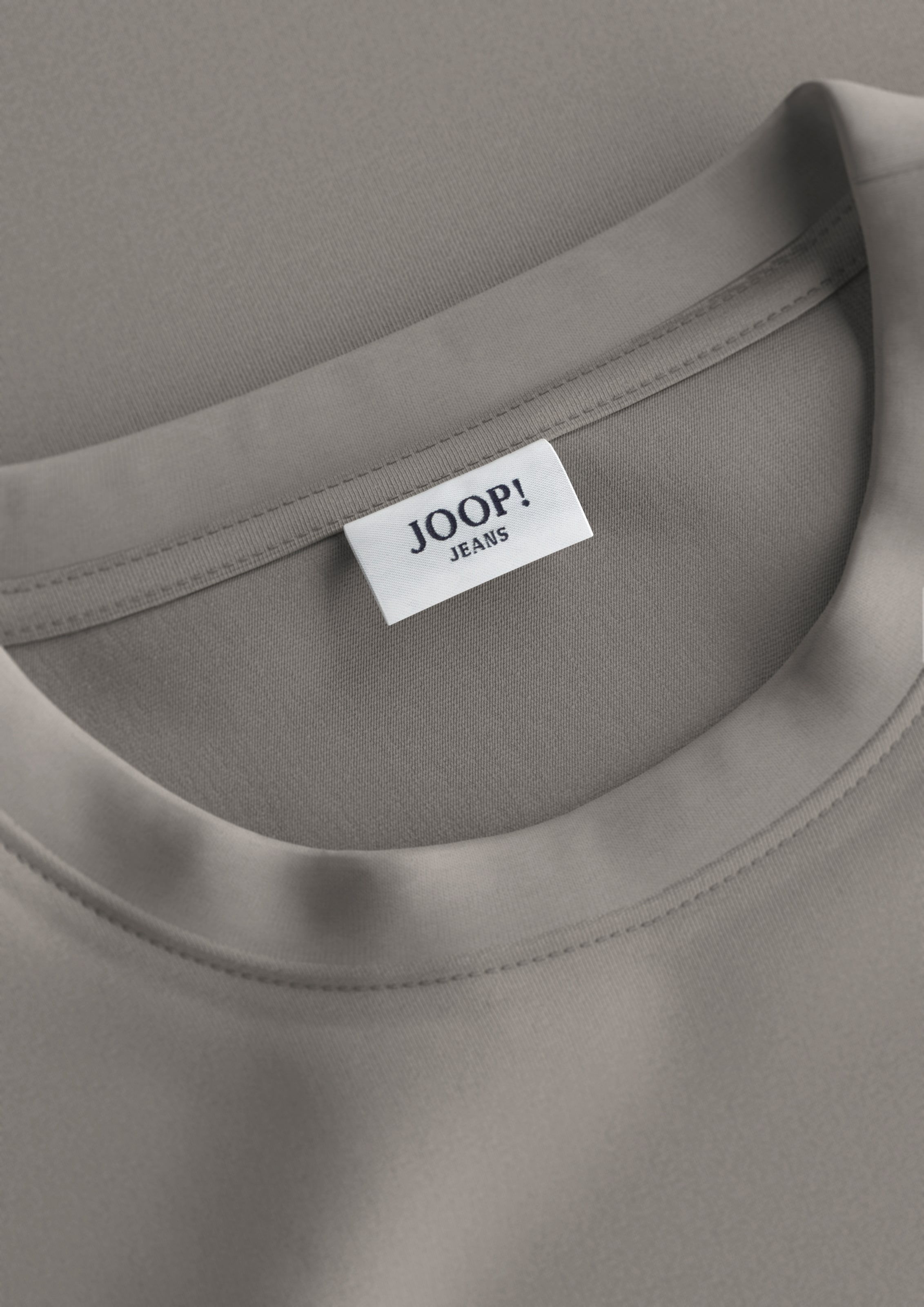 Joop Jeans Kurzarmshirt »Alphis«, Mit Ton-in Ton Logoprint