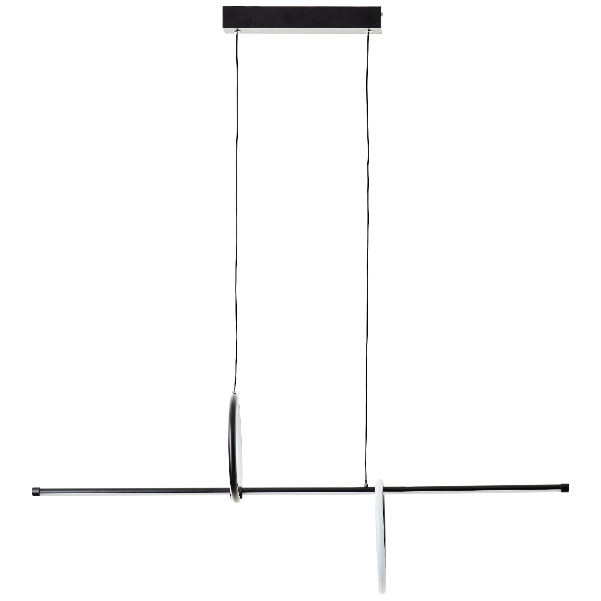 Brilliant LED Pendelleuchte »Zeus«, Höhe 150 cm, Breite 101 cm, 5200 lm, verstellbar, Aluminium, schwarz