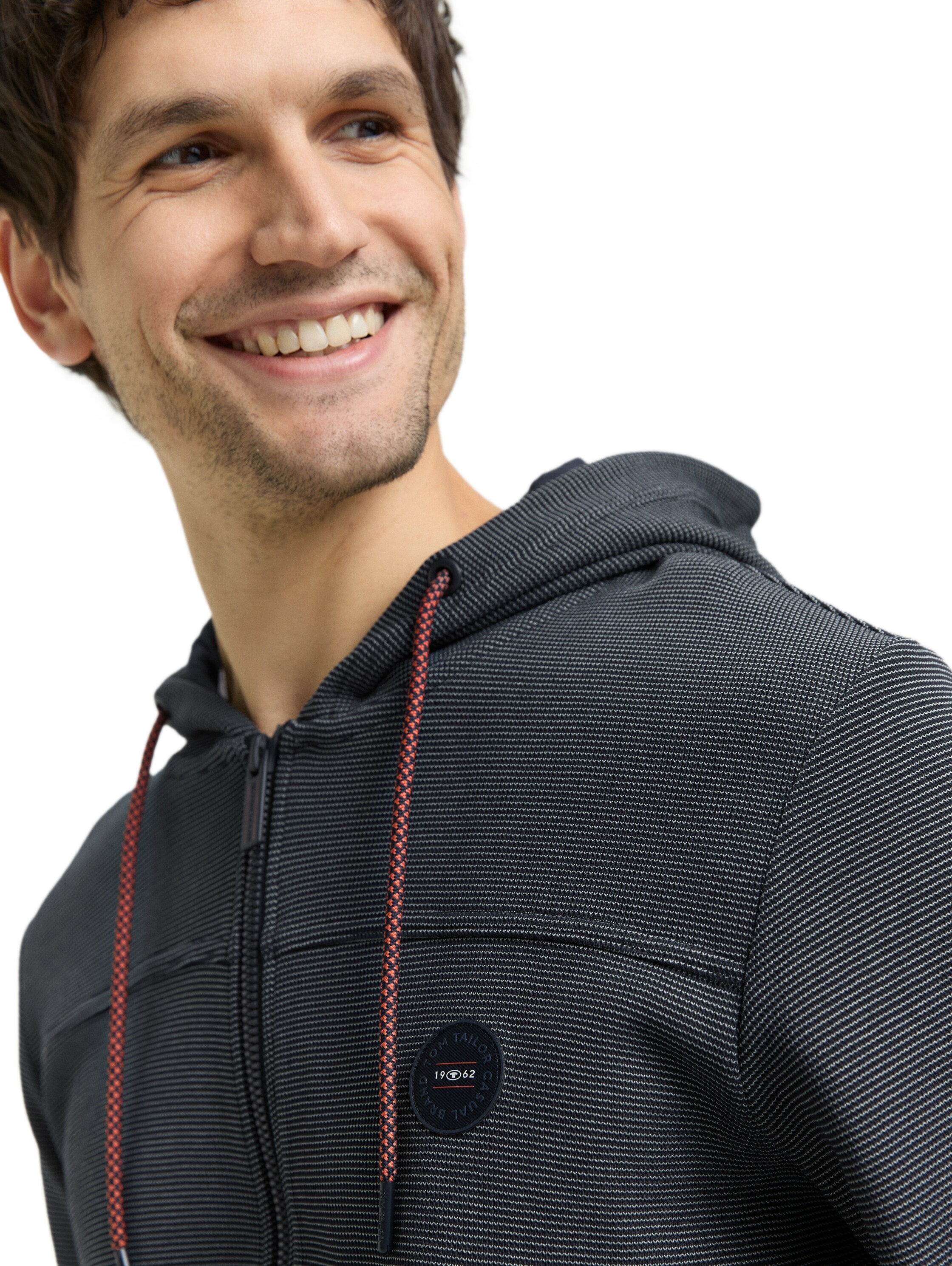 TOM TAILOR Sweatjacke mit Kapuze