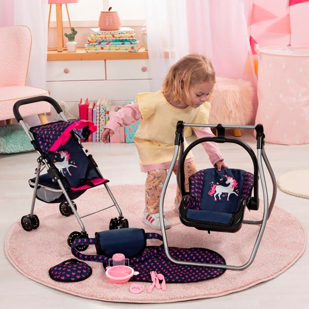 Bayer Puppenbuggy »Set mit Tasche«, (Set)