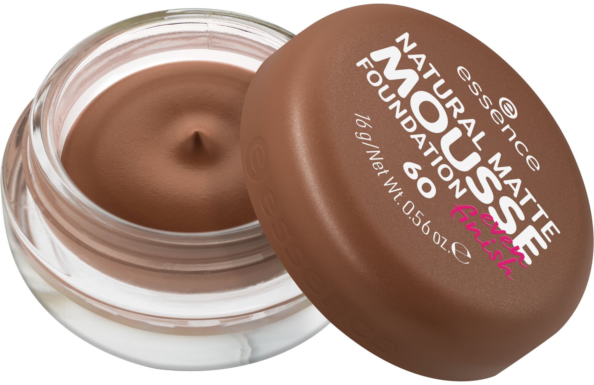 Essence Foundation »NATURAL MATTE MOUSSE FOUNDATION«, (3er Pack)