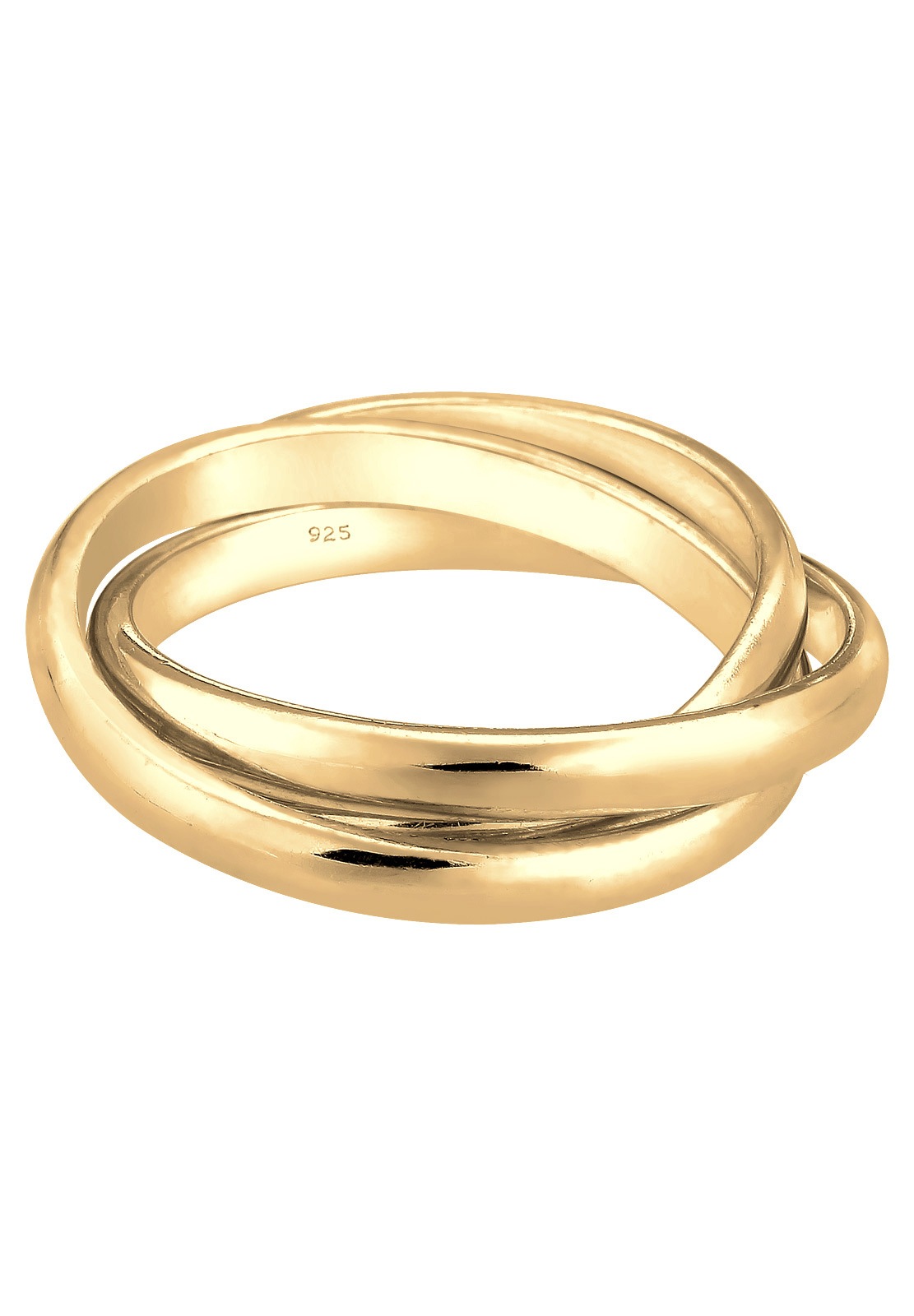 Elli Silberring »Ring Wickelring Trio Trini Basic 925 Silber«