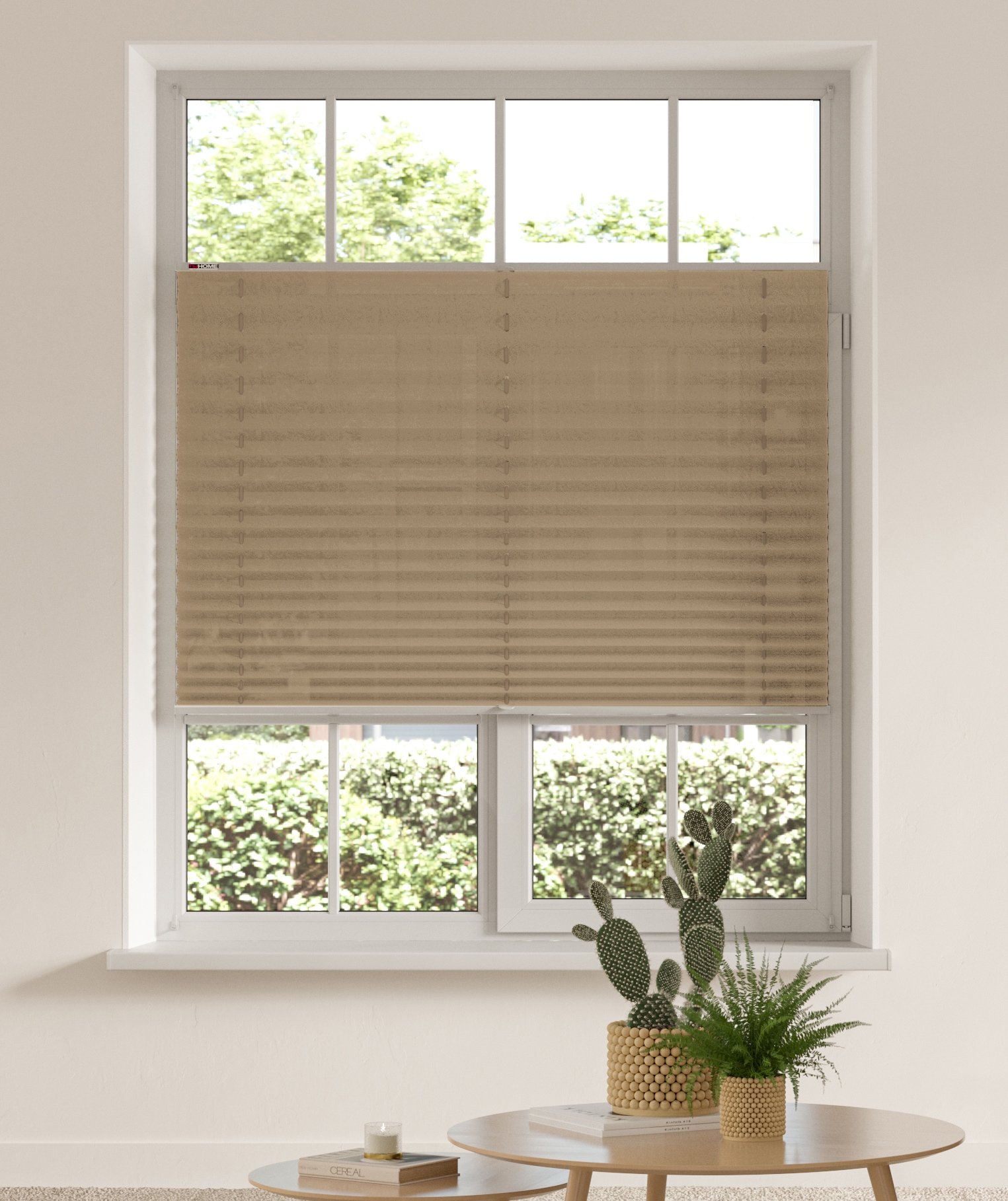 My Home Plissee »DAHRA - in Crush-Optik« Lichtschutz ohne Bohren verspannt Fixmaß, Bestseller mit über 5500 4,5-Sterne-Bewertungen, Klemmträger in...