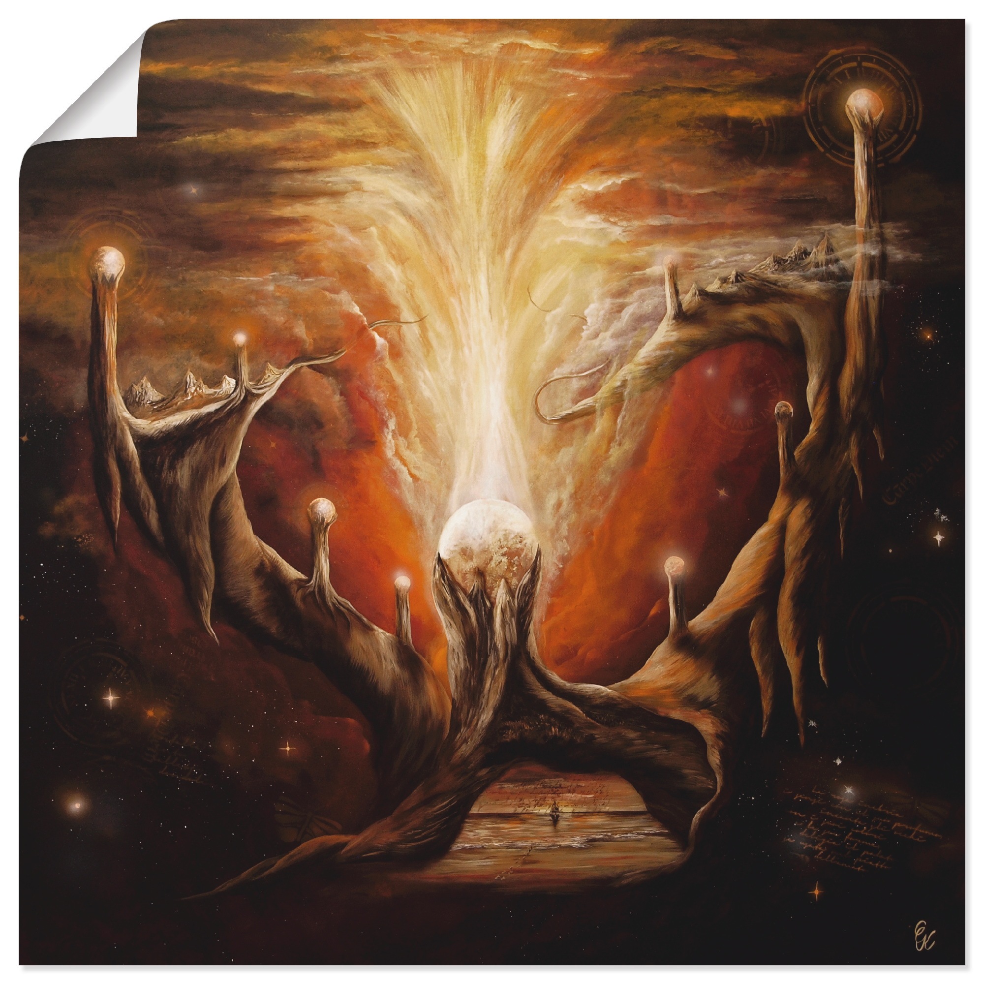 Artland Wandbild »Am Ende der Reise«, Landschaften, (1 St.), in vielen Größen & Produktarten - Alubild / Outdoorbild für den Außenbereich, Leinwandbild, Poster, Wandaufkleber / Wandtattoo auch für Badezimmer geeignet