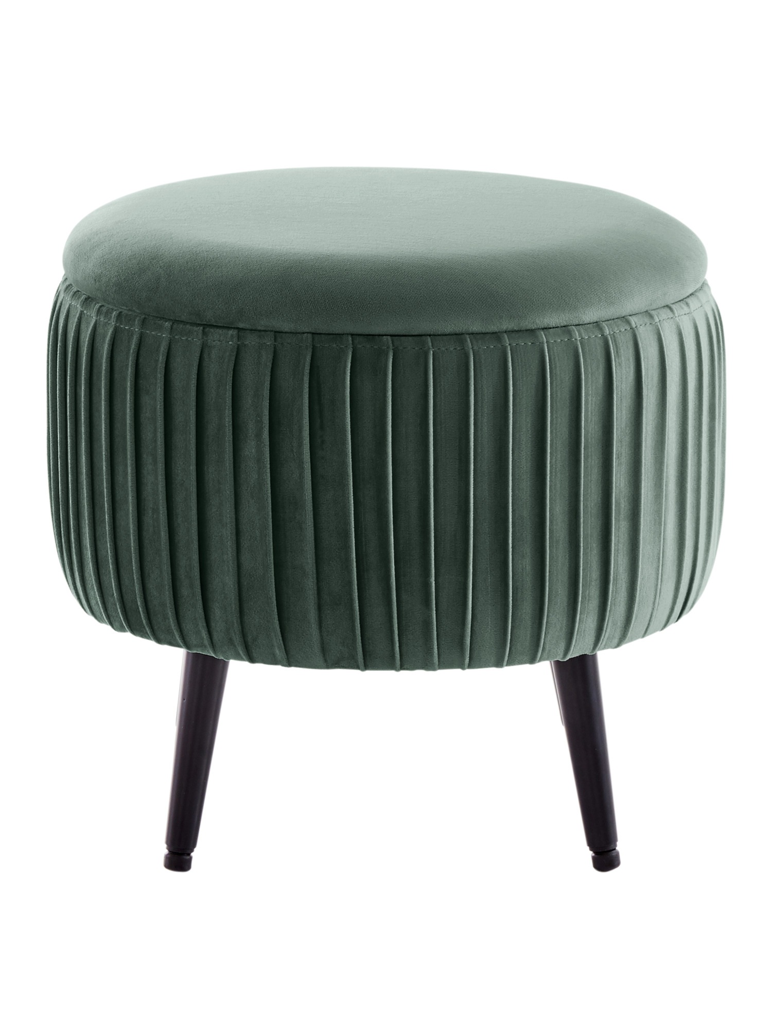 Hocker mit in Falten gelegtem Design